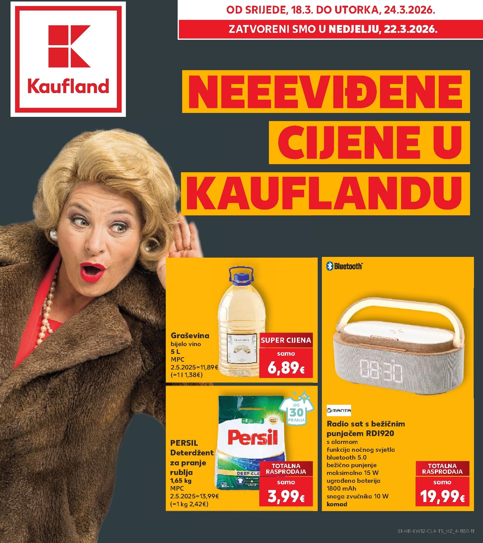 kaufland - Prelistajte katalog Kaufland - Cijene, vrijedi od 18.03.2026 do 24.03.2026