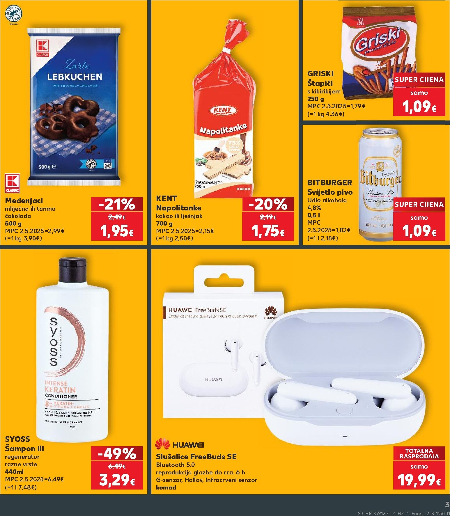 kaufland - Prelistajte katalog Kaufland - Cijene, vrijedi od 18.03.2026 do 24.03.2026 - page: 3