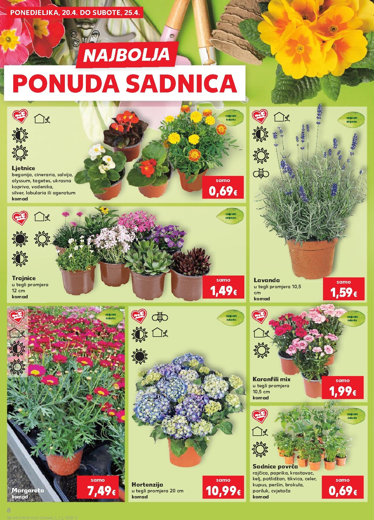 kaufland - Prelistajte katalog Kaufland - Vrt koji priča priču, vrijedi od 31.03.2026 do 25.04.2026 - page: 8