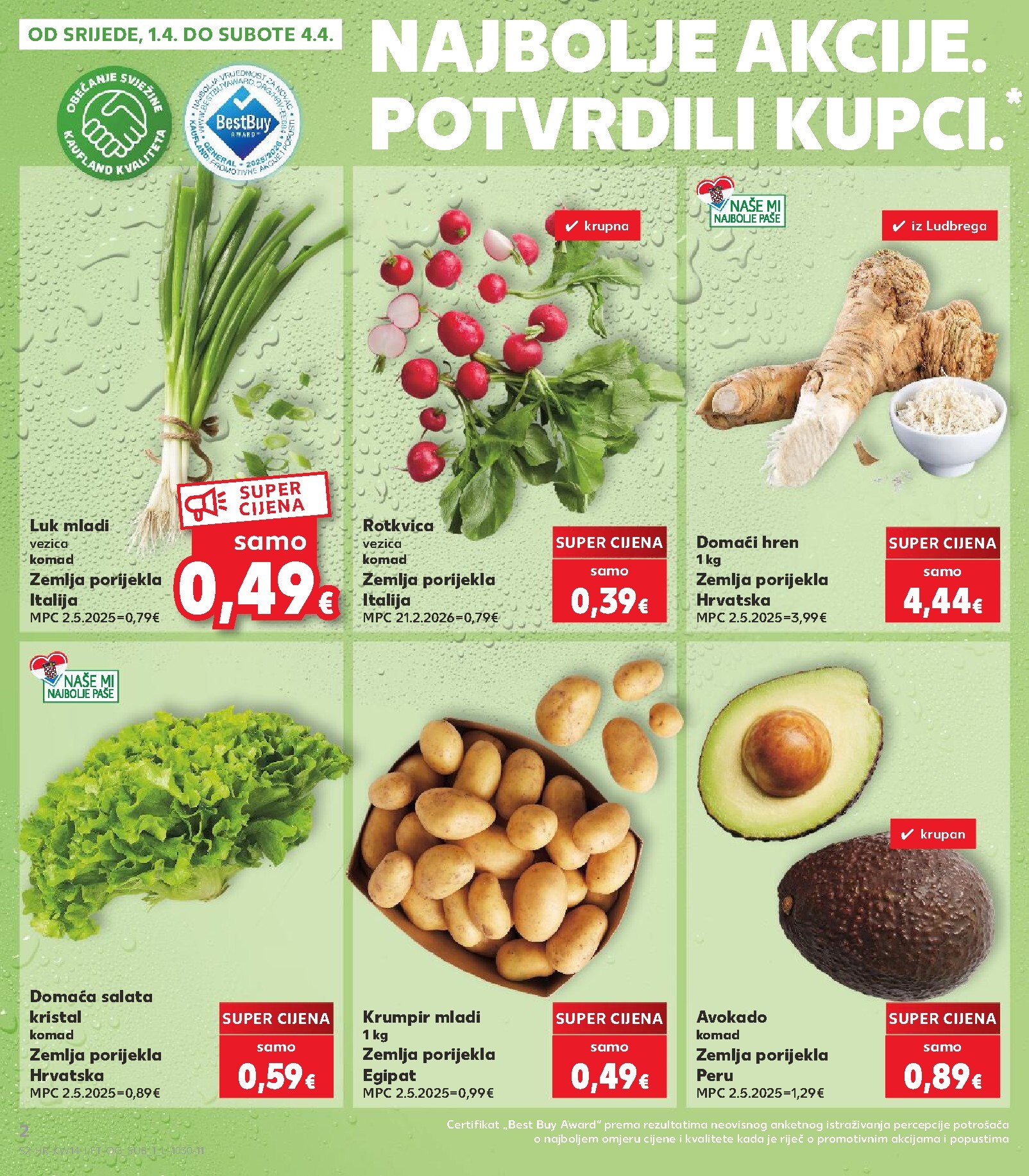 kaufland - Prelistajte katalog Kaufland, vrijedi od 01.04.2026 do 07.04.2026 - page: 2