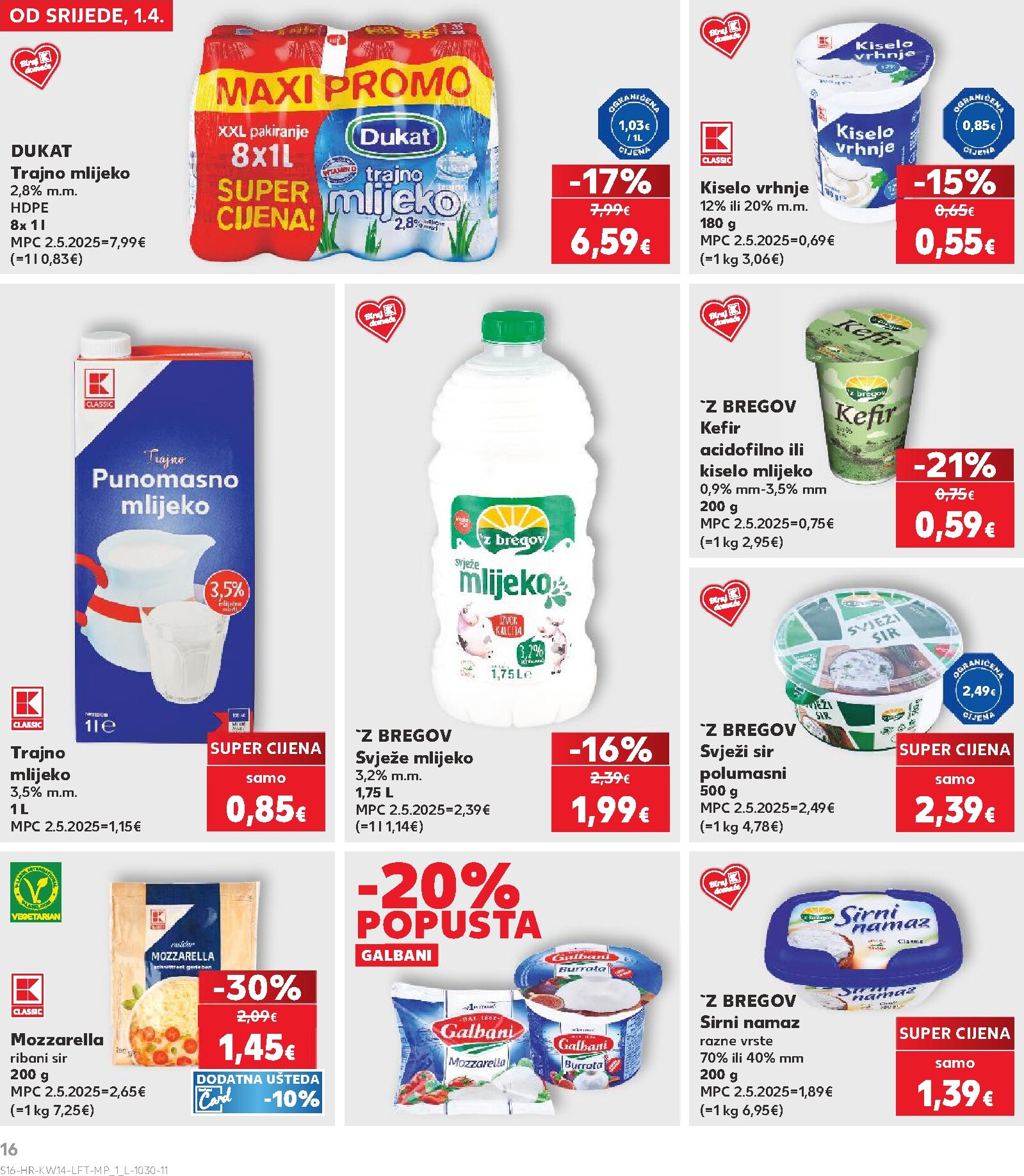 kaufland - Prelistajte katalog Kaufland, vrijedi od 01.04.2026 do 07.04.2026 - page: 16