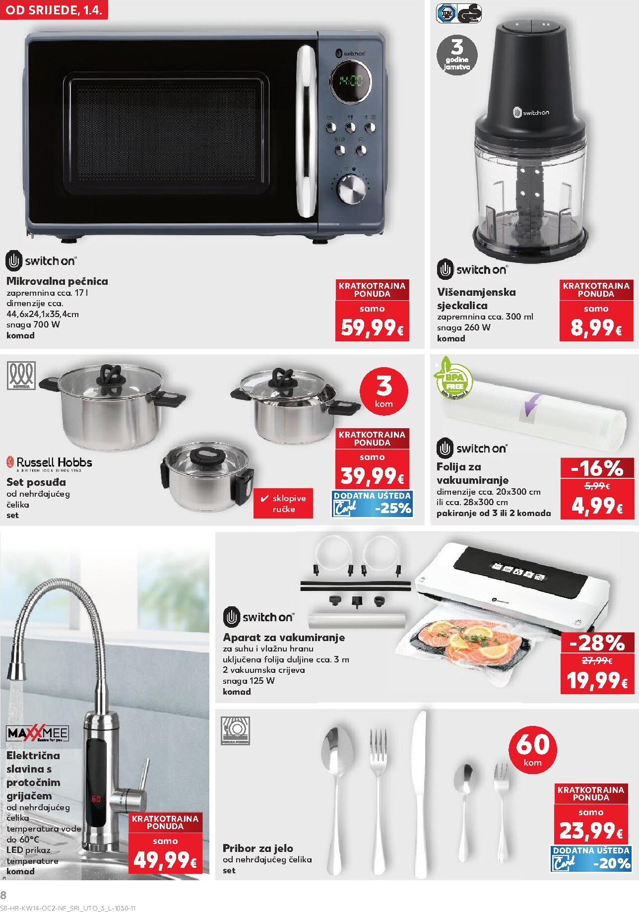 kaufland - Prelistajte katalog Kaufland - Neprehrambenih proizvoda, vrijedi od 01.04.2026 do 07.04.2026 - page: 8