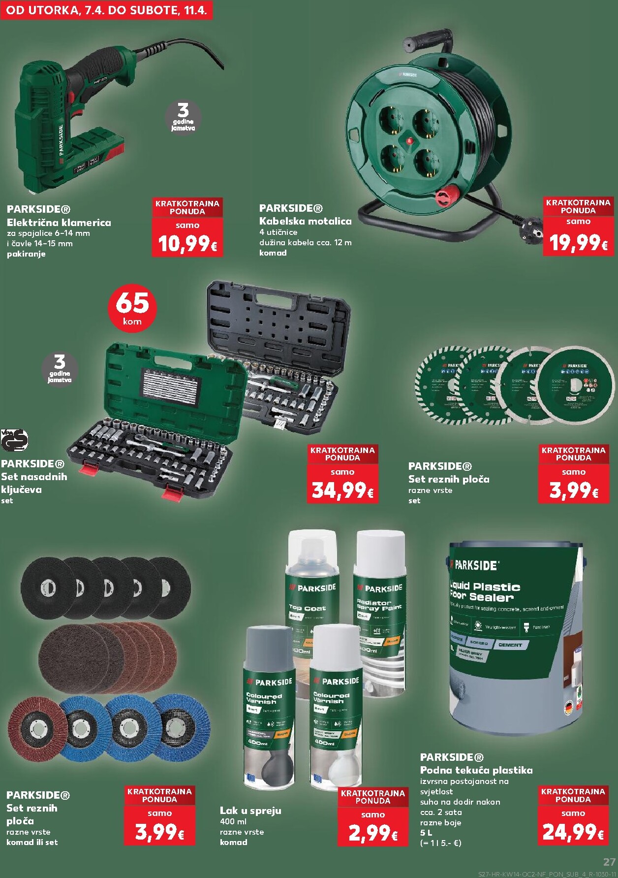 kaufland - Prelistajte katalog Kaufland - Neprehrambenih proizvoda, vrijedi od 01.04.2026 do 07.04.2026 - page: 27