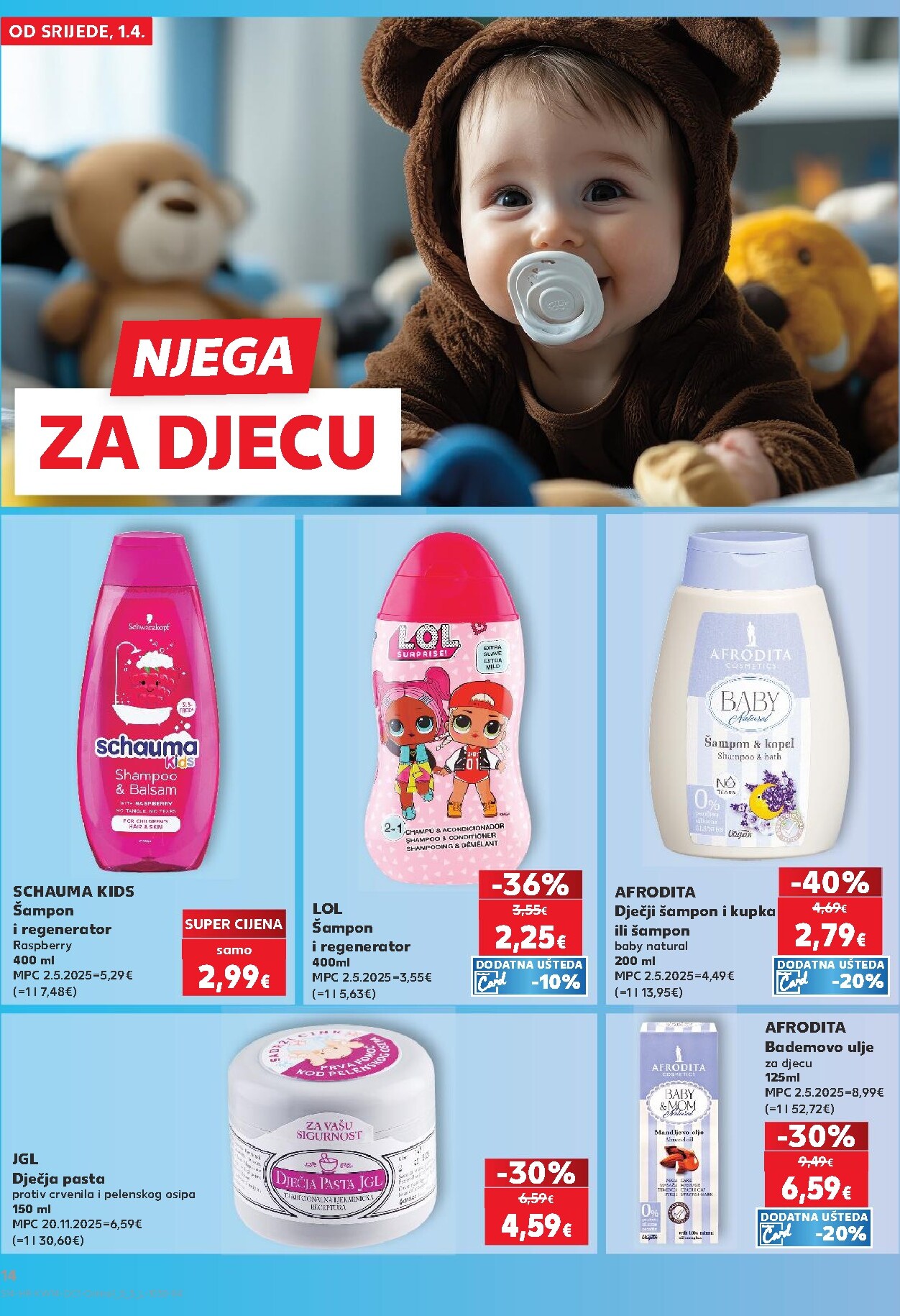 kaufland - Prelistajte katalog Kaufland - Želiš još bogatiju ponudu, vrijedi od 01.04.2026 do 07.04.2026 - page: 14