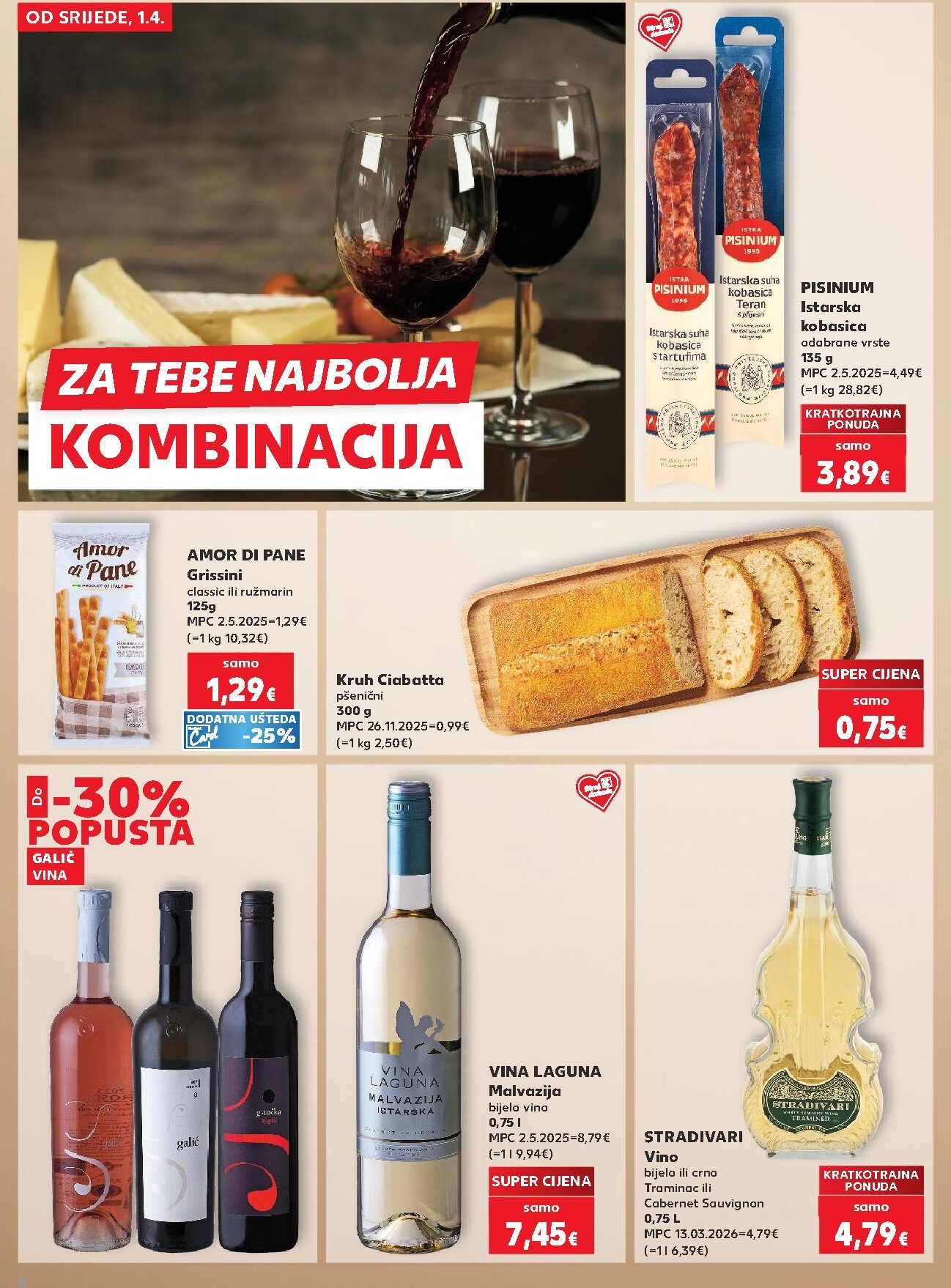 kaufland - Prelistajte katalog Kaufland - Želiš još bogatiju ponudu, vrijedi od 01.04.2026 do 07.04.2026 - page: 8