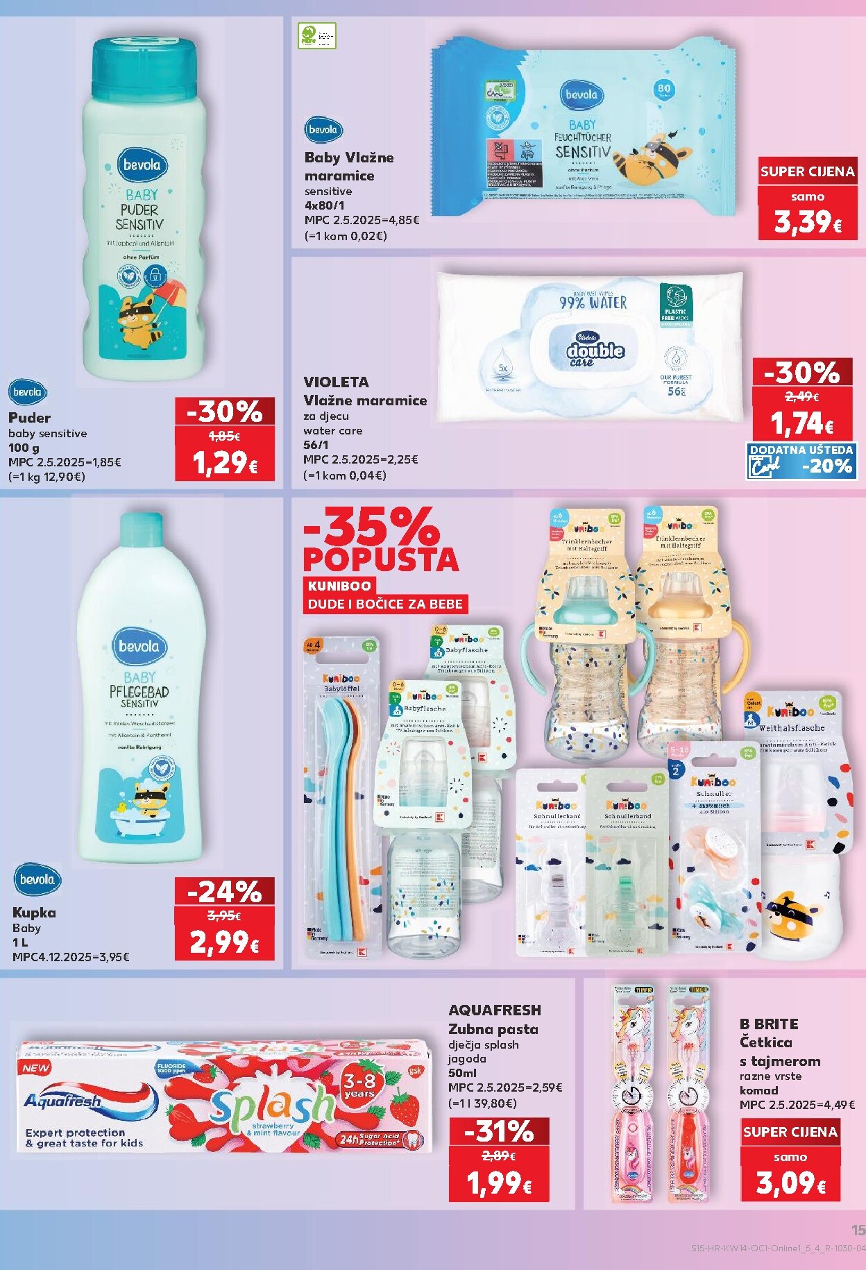 kaufland - Prelistajte katalog Kaufland - Želiš još bogatiju ponudu, vrijedi od 01.04.2026 do 07.04.2026 - page: 15
