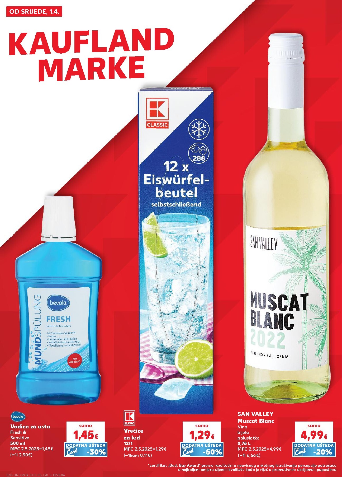 kaufland - Prelistajte katalog Kaufland - Želiš još bogatiju ponudu, vrijedi od 01.04.2026 do 07.04.2026 - page: 20