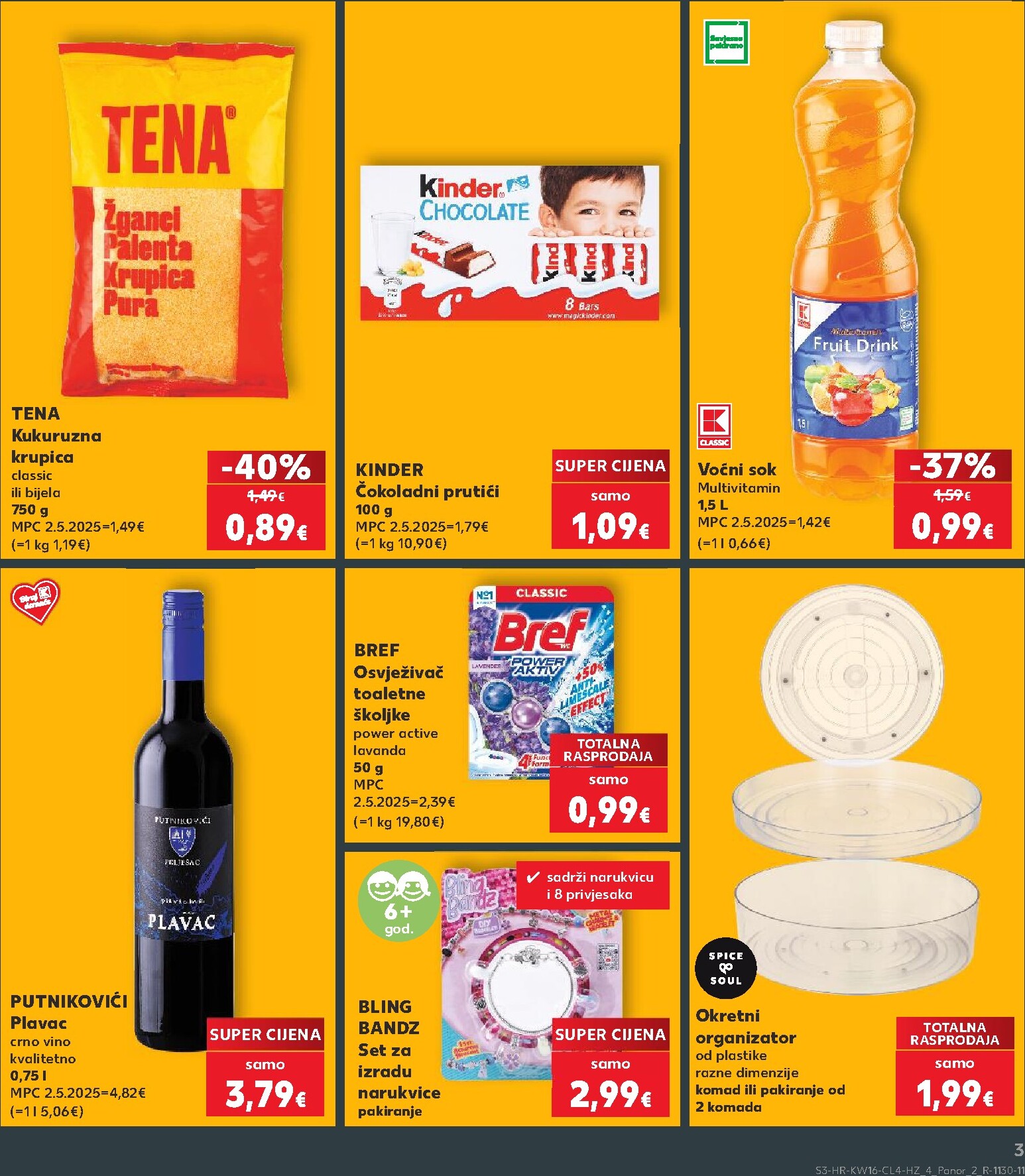 kaufland - Kaufland - Cijene letak za sljedeći tjedan od srijede 15.04.2026 do utorka 21.04.2026 - page: 3