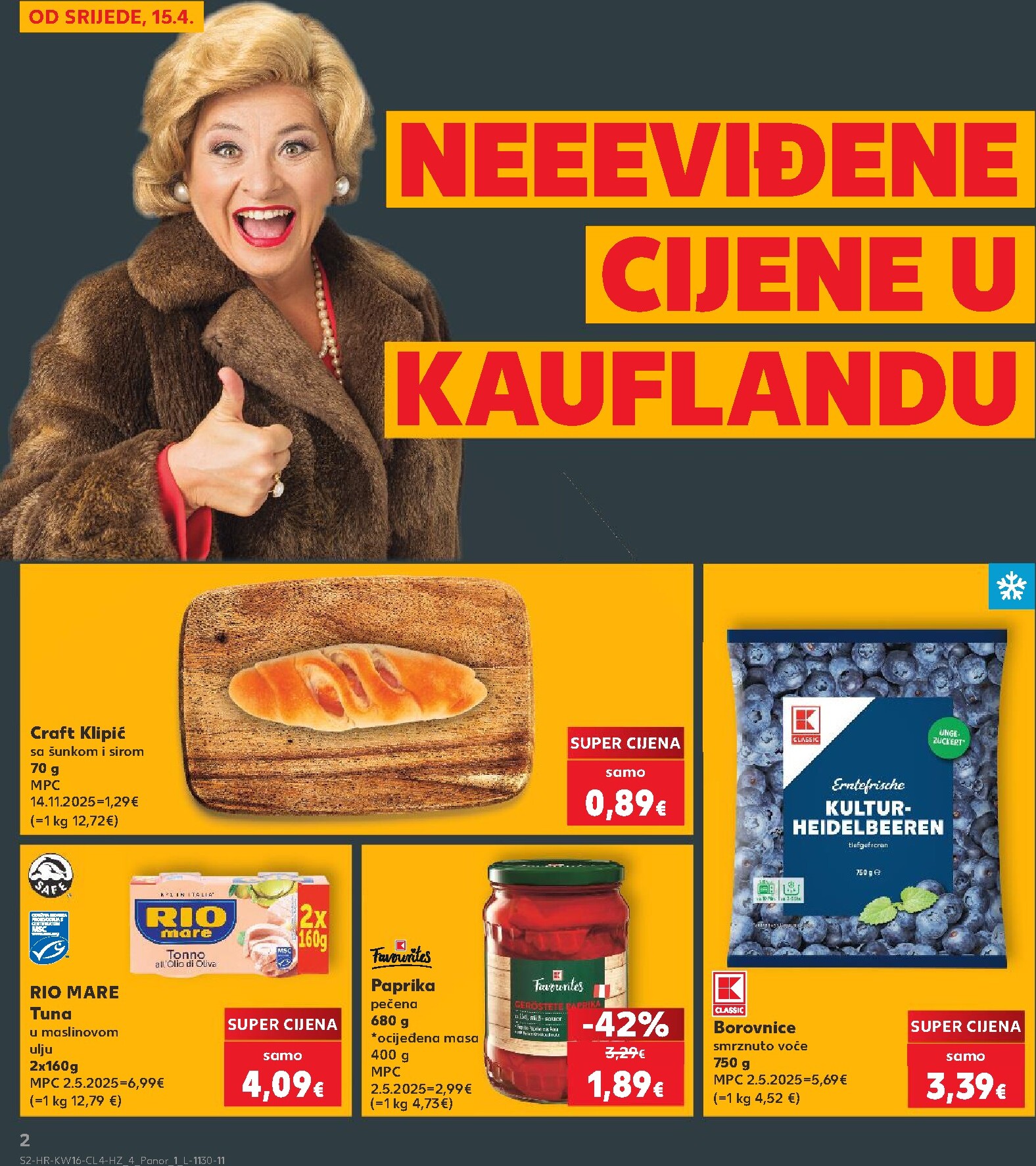 kaufland - Kaufland - Cijene letak za sljedeći tjedan od srijede 15.04.2026 do utorka 21.04.2026 - page: 2