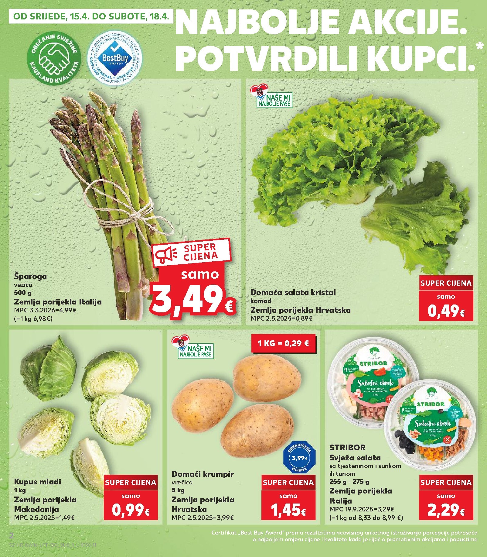 kaufland - Kaufland letak za sljedeći tjedan od srijede 15.04.2026 do utorka 21.04.2026 - page: 2