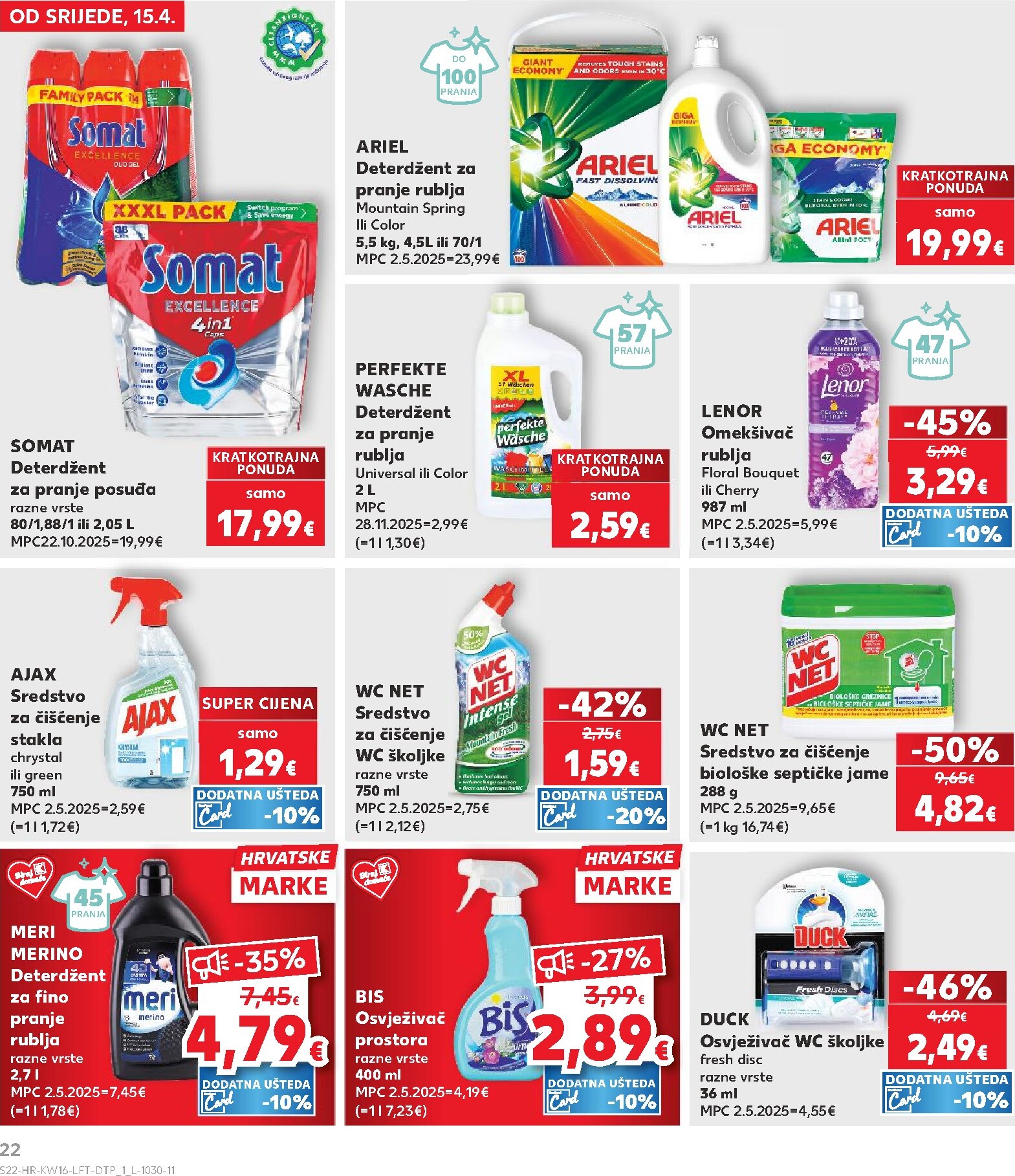 kaufland - Kaufland letak za sljedeći tjedan od srijede 15.04.2026 do utorka 21.04.2026 - page: 22