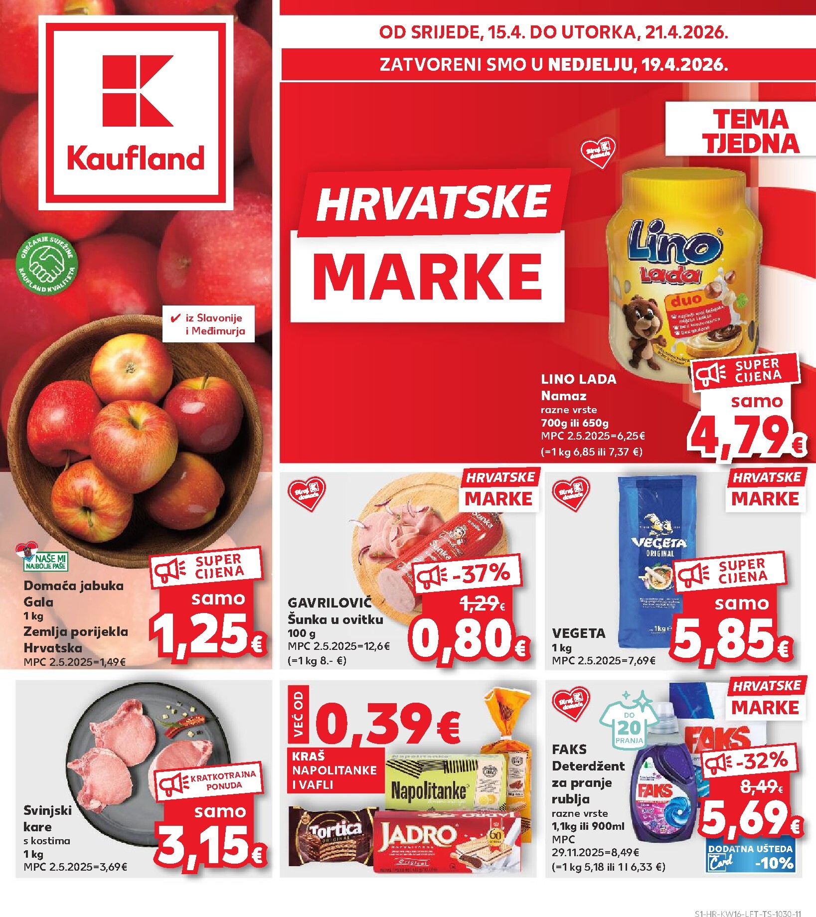 kaufland - Kaufland letak za sljedeći tjedan od srijede 15.04.2026 do utorka 21.04.2026