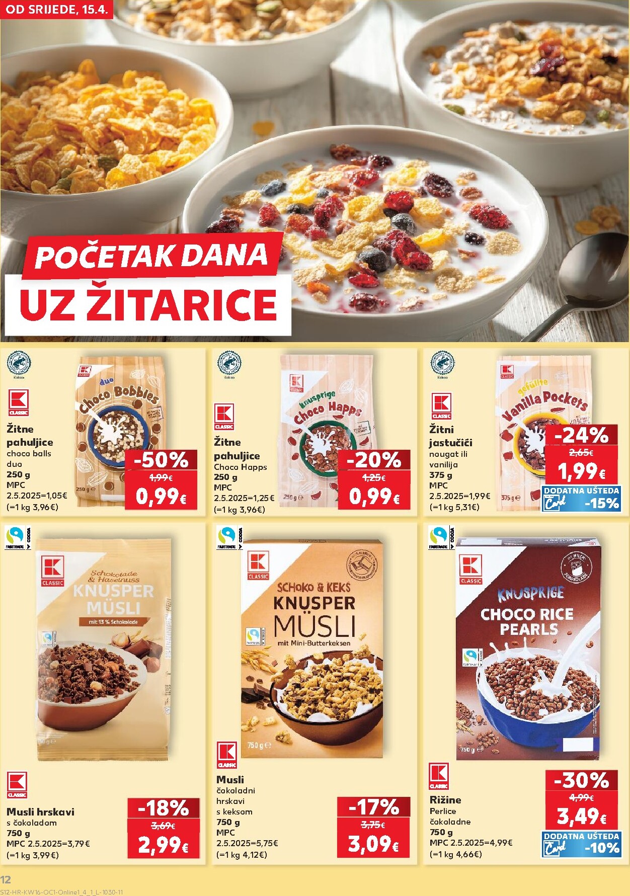 kaufland - Kaufland - Želiš još bogatiju ponudu letak za sljedeći tjedan od srijede 15.04.2026 do utorka 21.04.2026 - page: 12