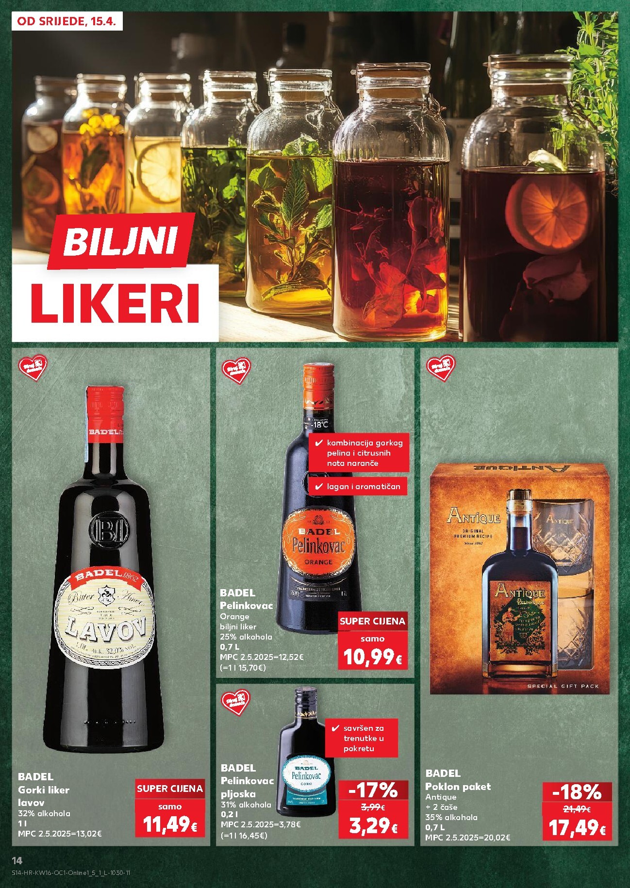 kaufland - Kaufland - Želiš još bogatiju ponudu letak za sljedeći tjedan od srijede 15.04.2026 do utorka 21.04.2026 - page: 14