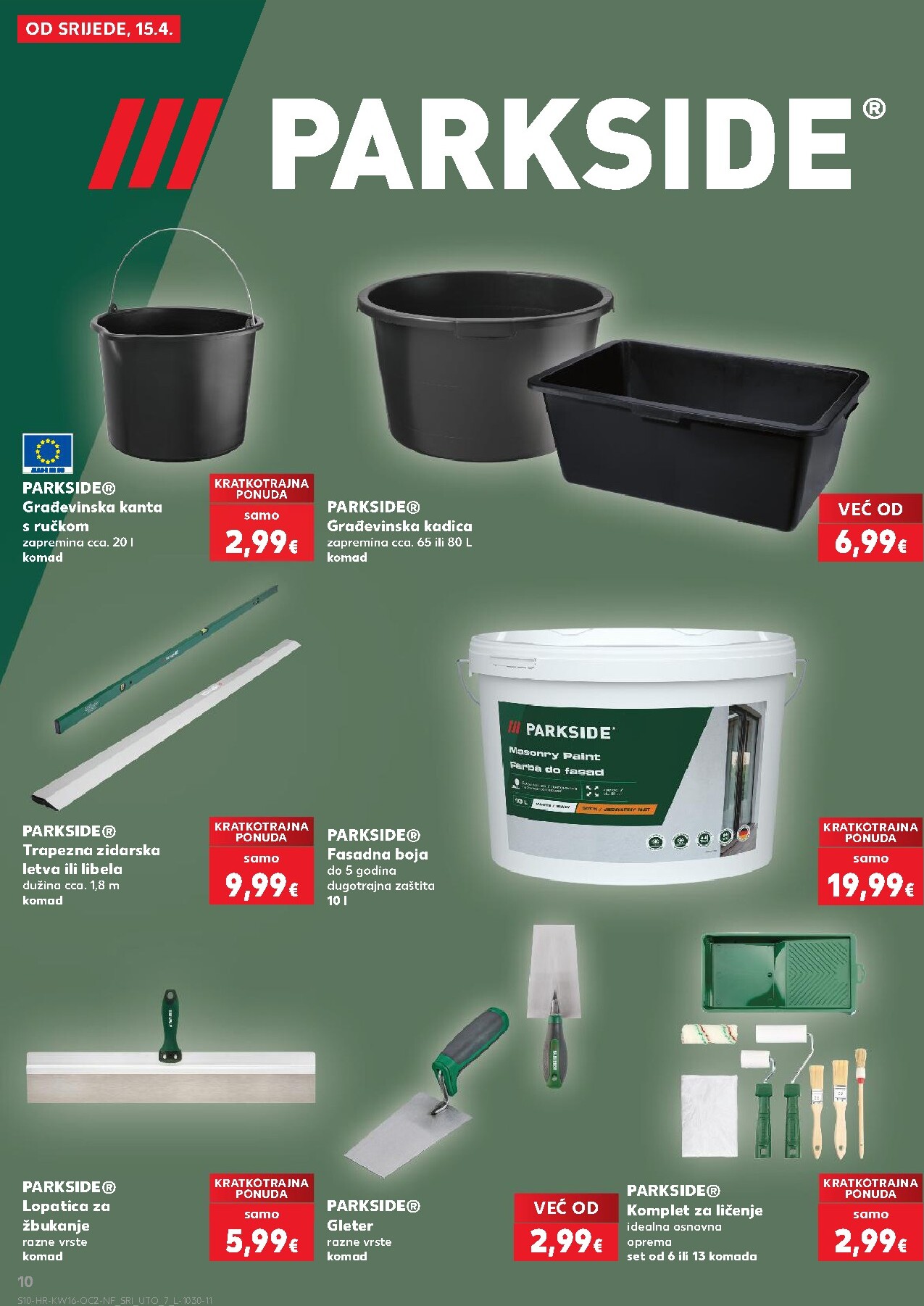 kaufland - Kaufland - Neprehrambenih proizvoda letak za sljedeći tjedan od srijede 15.04.2026 do utorka 21.04.2026 - page: 10