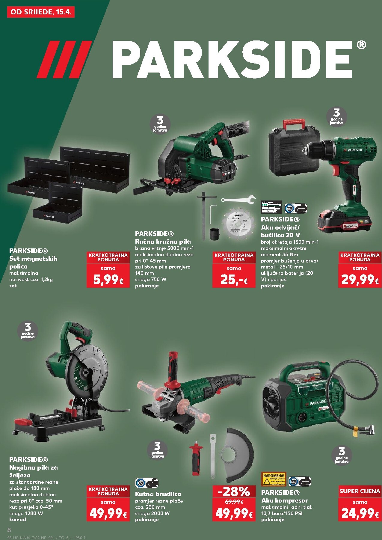 kaufland - Kaufland - Neprehrambenih proizvoda letak za sljedeći tjedan od srijede 15.04.2026 do utorka 21.04.2026 - page: 8