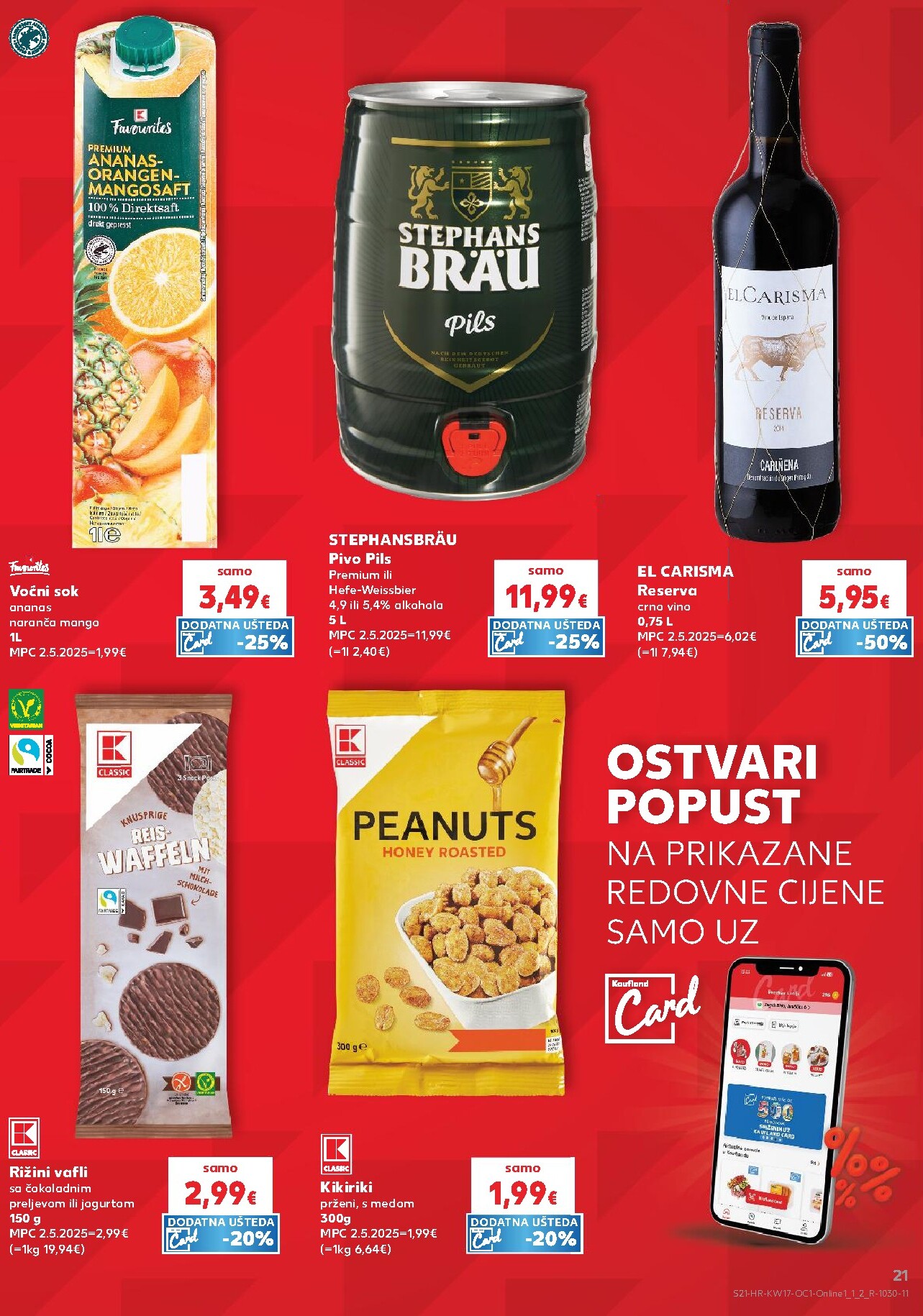 kaufland - Kaufland - Želiš još bogatiju ponudu letak za sljedeći tjedan od srijede 22.04.2026 do utorka 28.04.2026 - page: 21