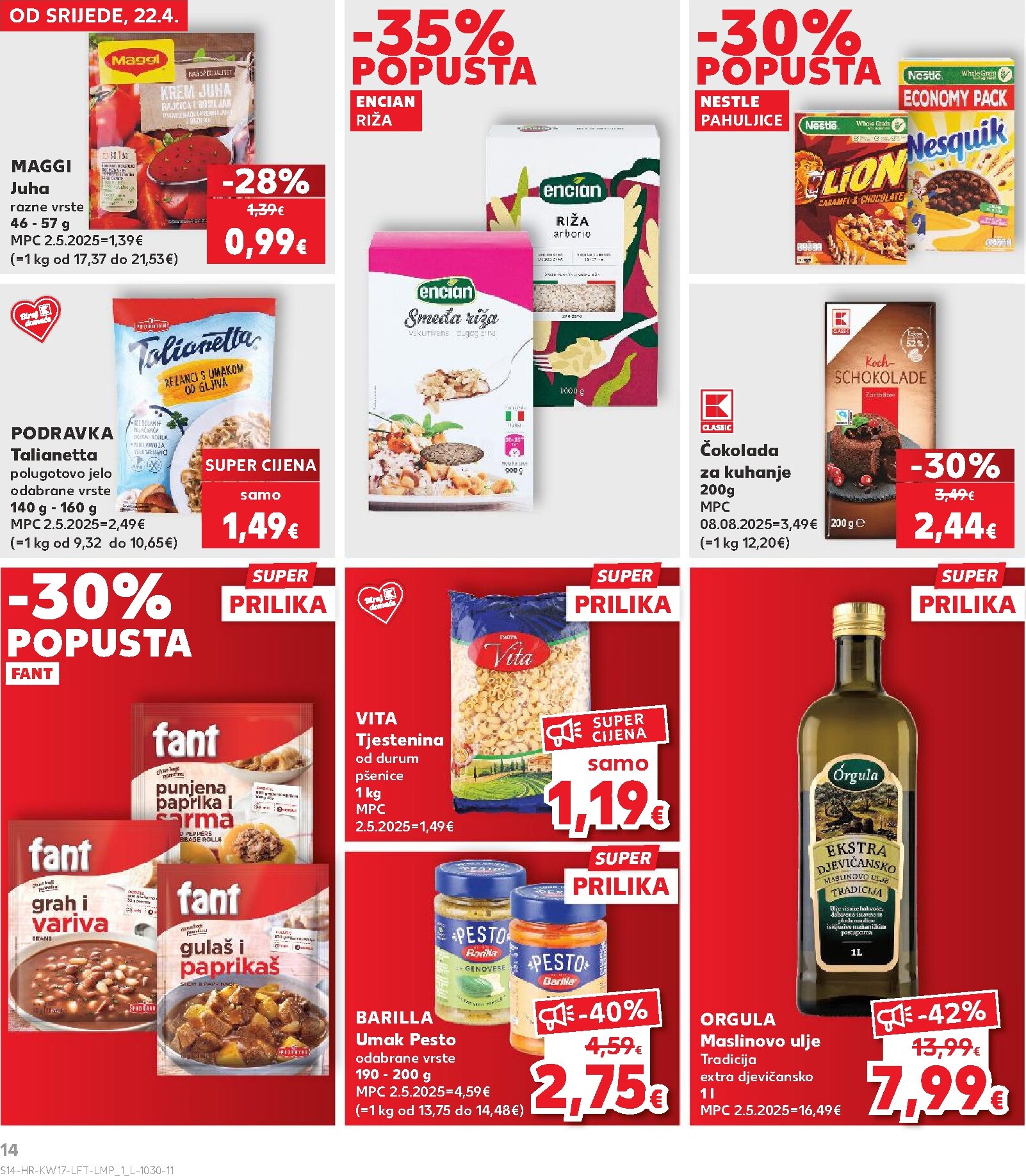 kaufland - Kaufland letak za sljedeći tjedan od srijede 22.04.2026 do utorka 28.04.2026 - page: 14