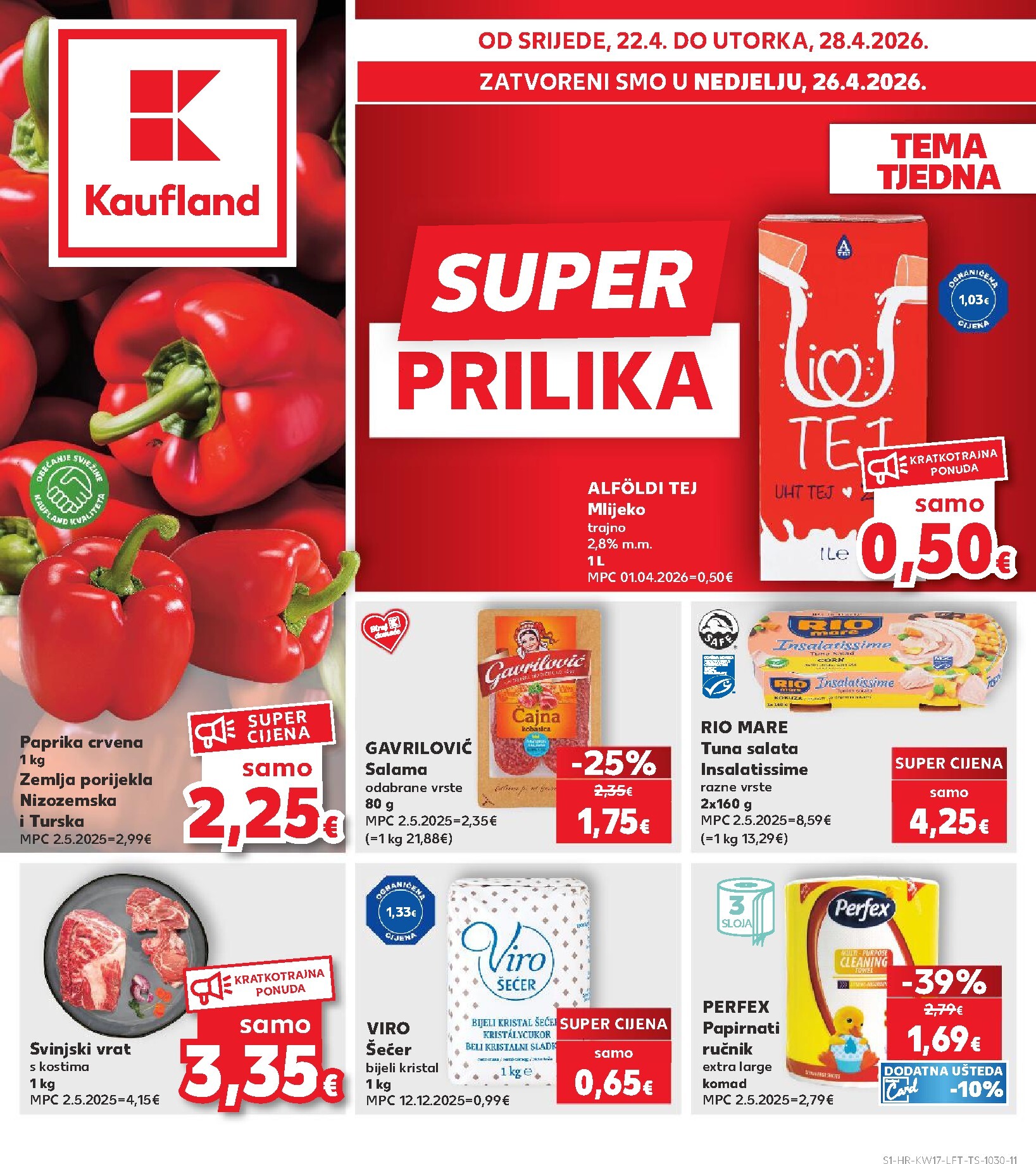 kaufland - Kaufland letak za sljedeći tjedan od srijede 22.04.2026 do utorka 28.04.2026