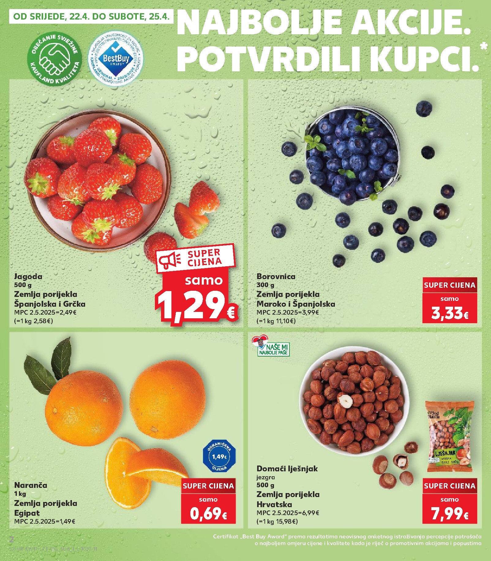 kaufland - Kaufland letak za sljedeći tjedan od srijede 22.04.2026 do utorka 28.04.2026 - page: 2