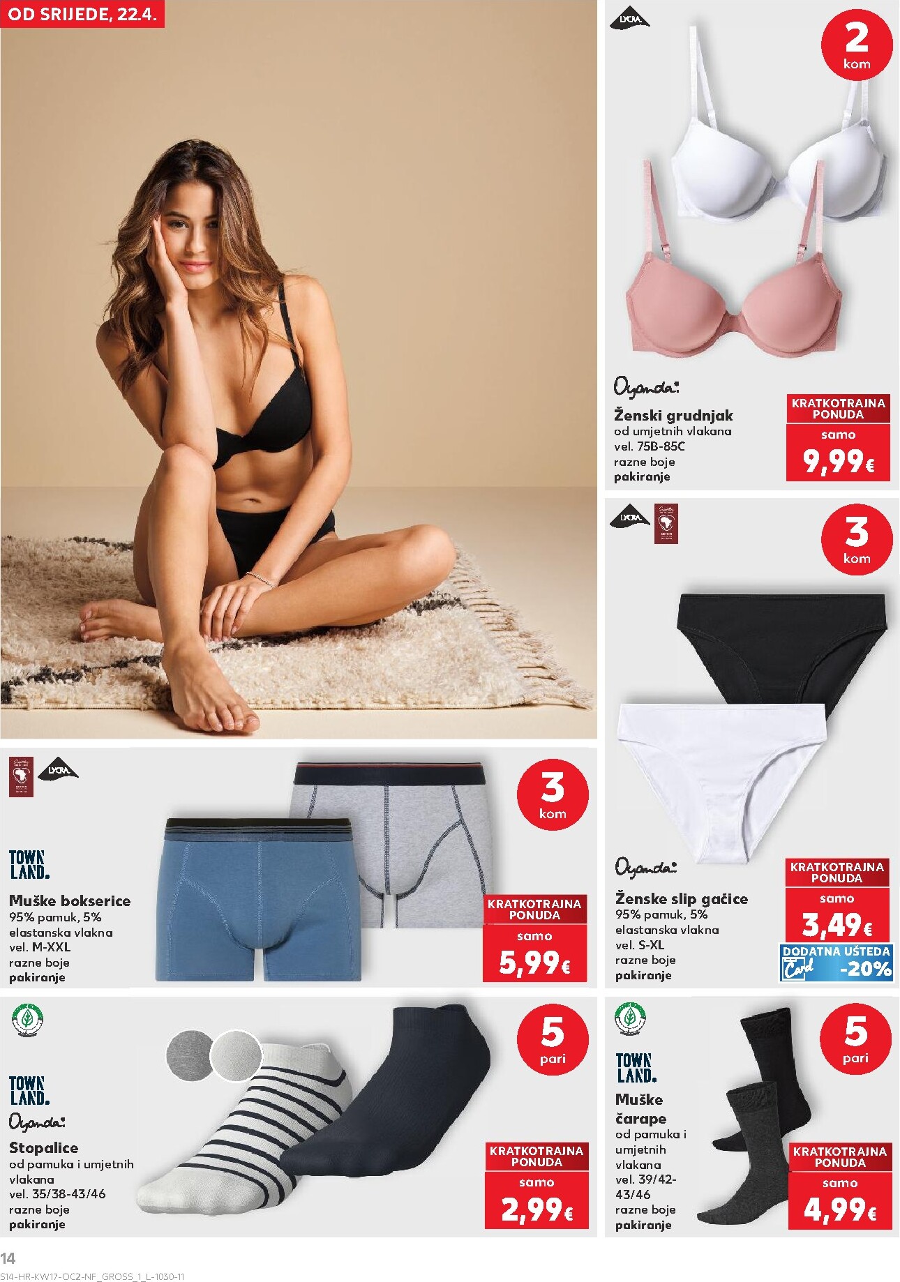 kaufland - Kaufland - Neprehrambenih proizvoda letak za sljedeći tjedan od srijede 22.04.2026 do utorka 28.04.2026 - page: 14