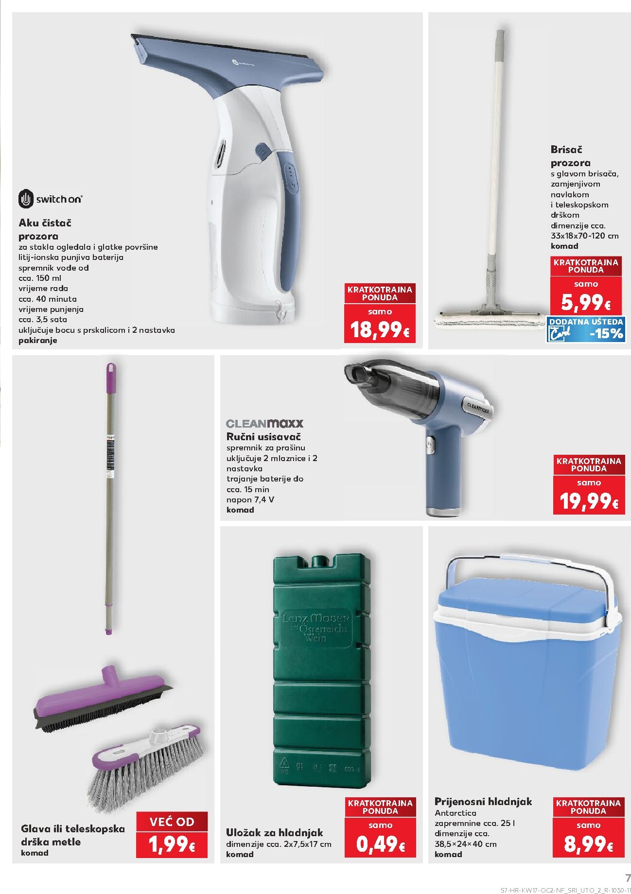 kaufland - Kaufland - Neprehrambenih proizvoda letak za sljedeći tjedan od srijede 22.04.2026 do utorka 28.04.2026 - page: 7