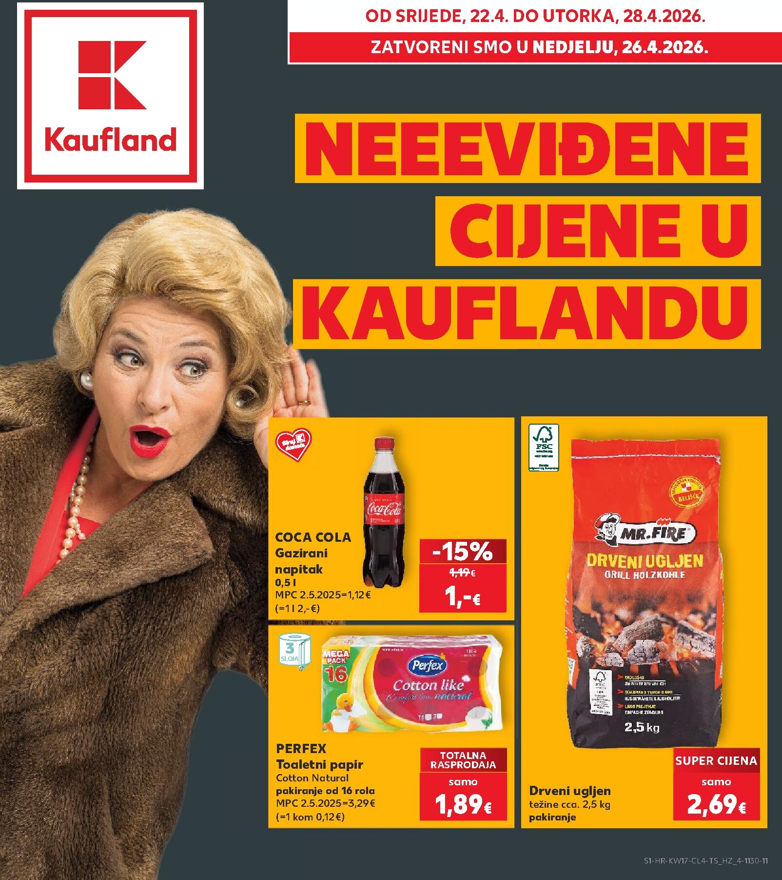 kaufland - Kaufland - Cijene letak za sljedeći tjedan od srijede 22.04.2026 do utorka 28.04.2026