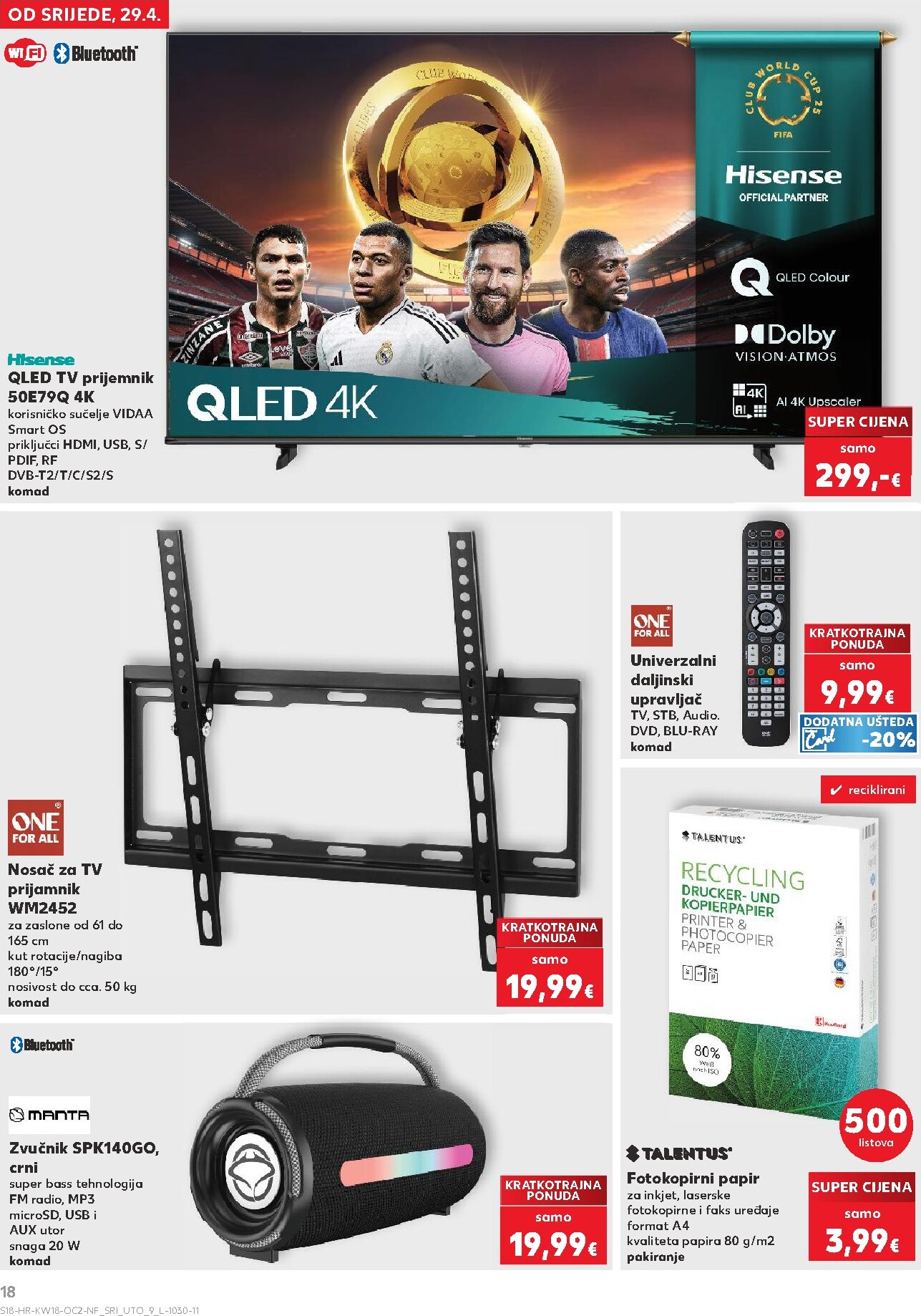 kaufland - Kaufland - Neprehrambenih proizvoda letak za sljedeći tjedan od srijede 29.04.2026 do utorka 05.05.2026 - page: 18