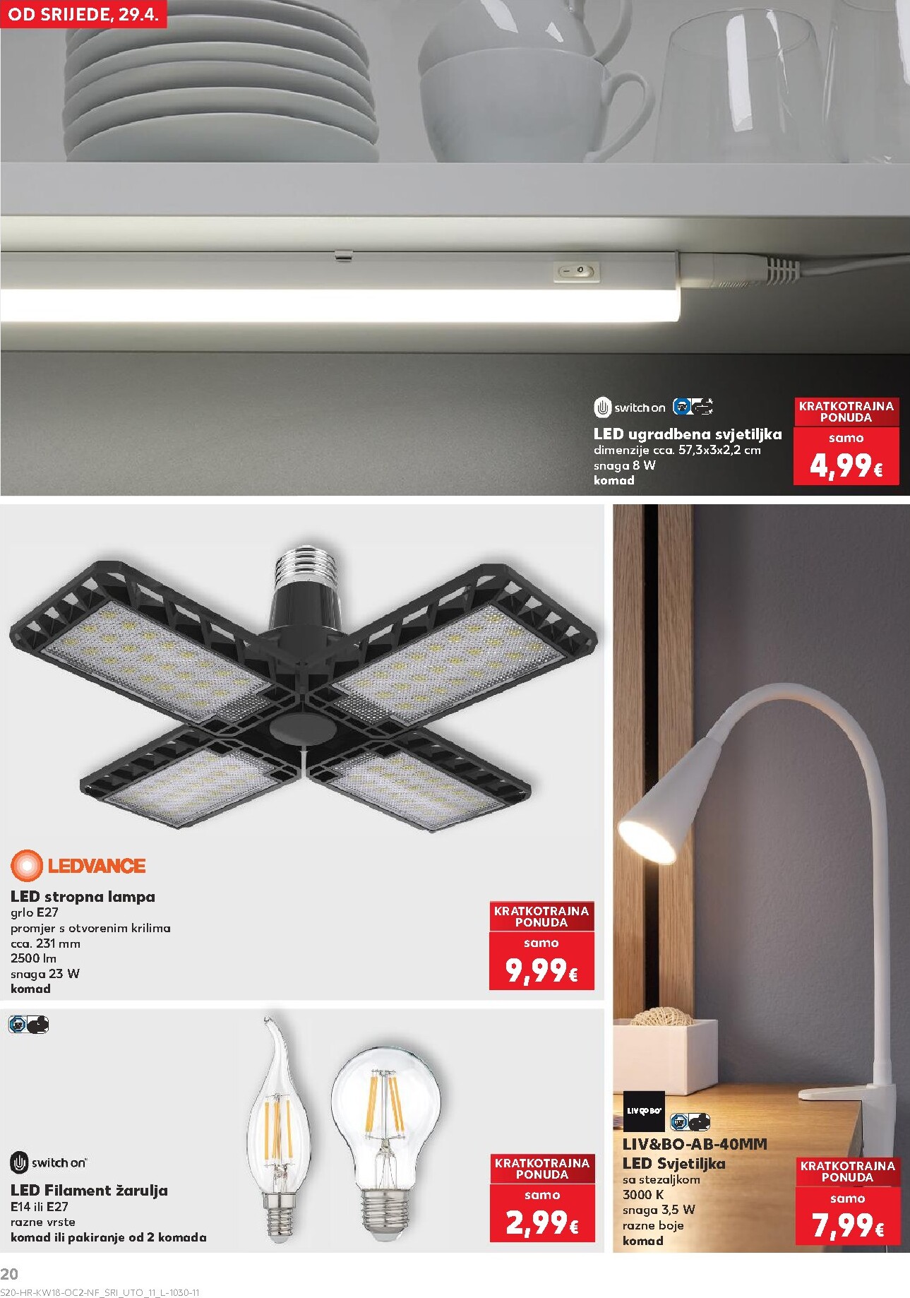 kaufland - Kaufland - Neprehrambenih proizvoda letak za sljedeći tjedan od srijede 29.04.2026 do utorka 05.05.2026 - page: 20