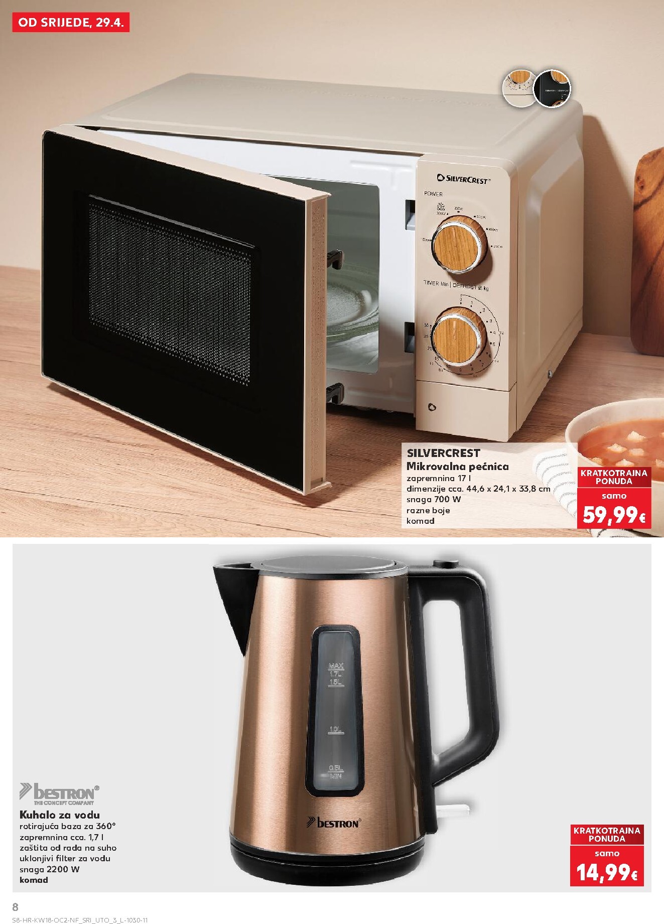 kaufland - Kaufland - Neprehrambenih proizvoda letak za sljedeći tjedan od srijede 29.04.2026 do utorka 05.05.2026 - page: 8