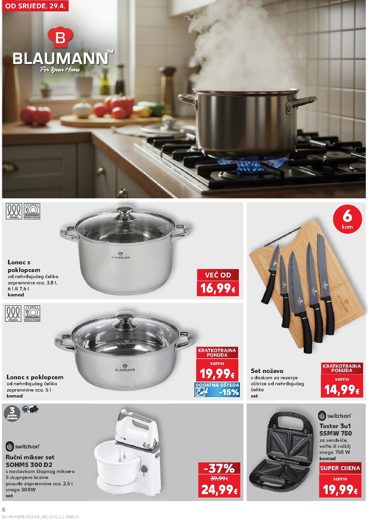 kaufland - Kaufland - Neprehrambenih proizvoda letak za sljedeći tjedan od srijede 29.04.2026 do utorka 05.05.2026 - page: 6