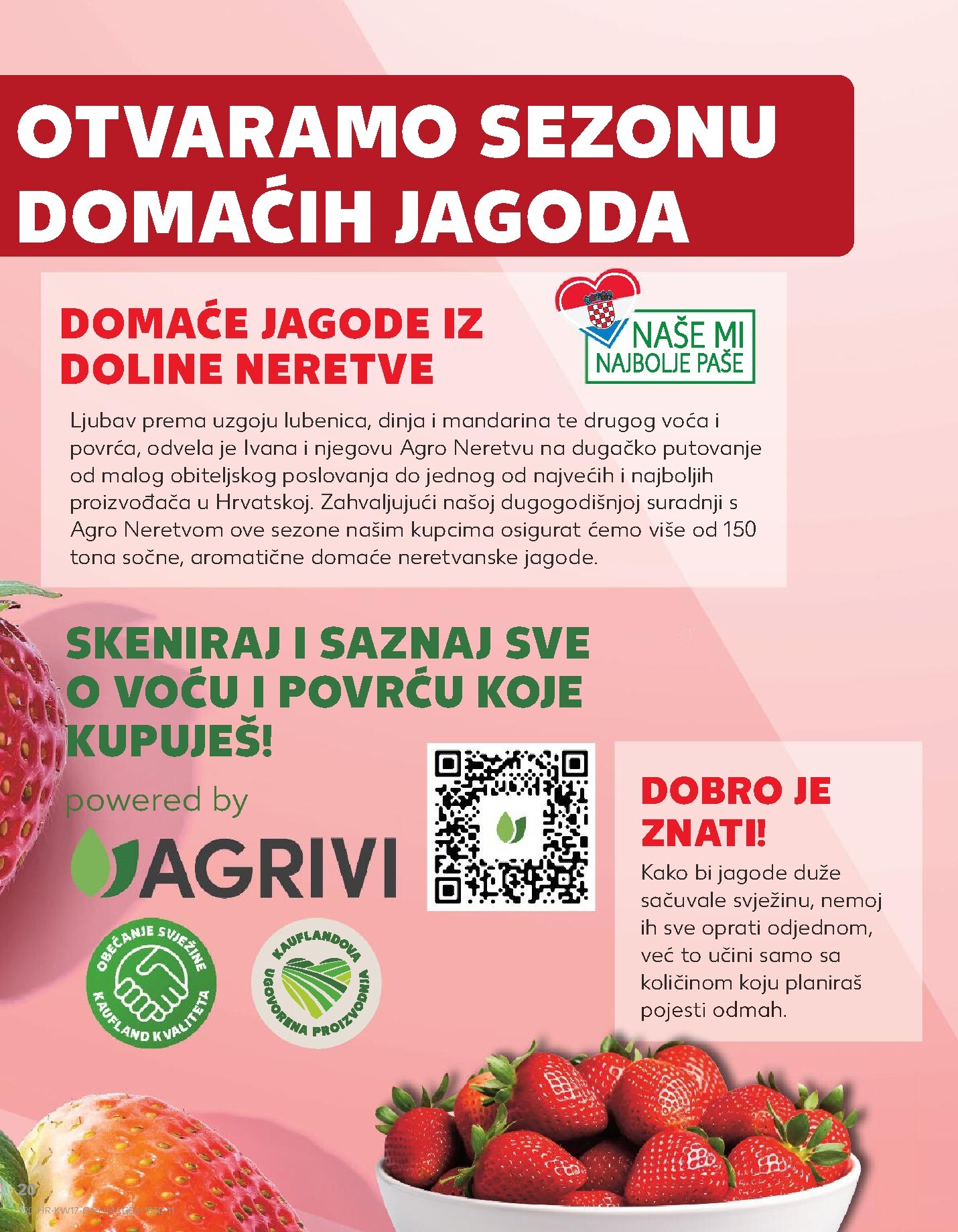 kaufland - Aktualni Kaufland - Želiš još bogatiju ponudu katalog vrijedi od srijede 22.04.2026 do utorka 28.04.2026 - page: 20