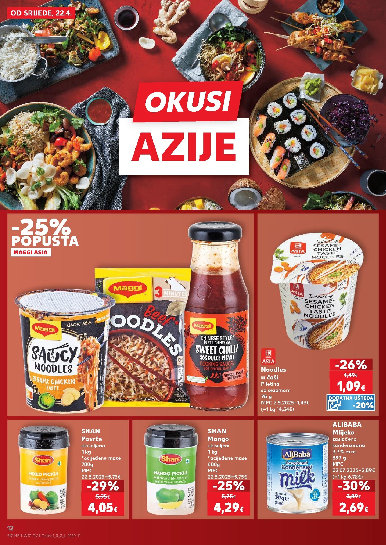kaufland - Aktualni Kaufland - Želiš još bogatiju ponudu katalog vrijedi od srijede 22.04.2026 do utorka 28.04.2026 - page: 12