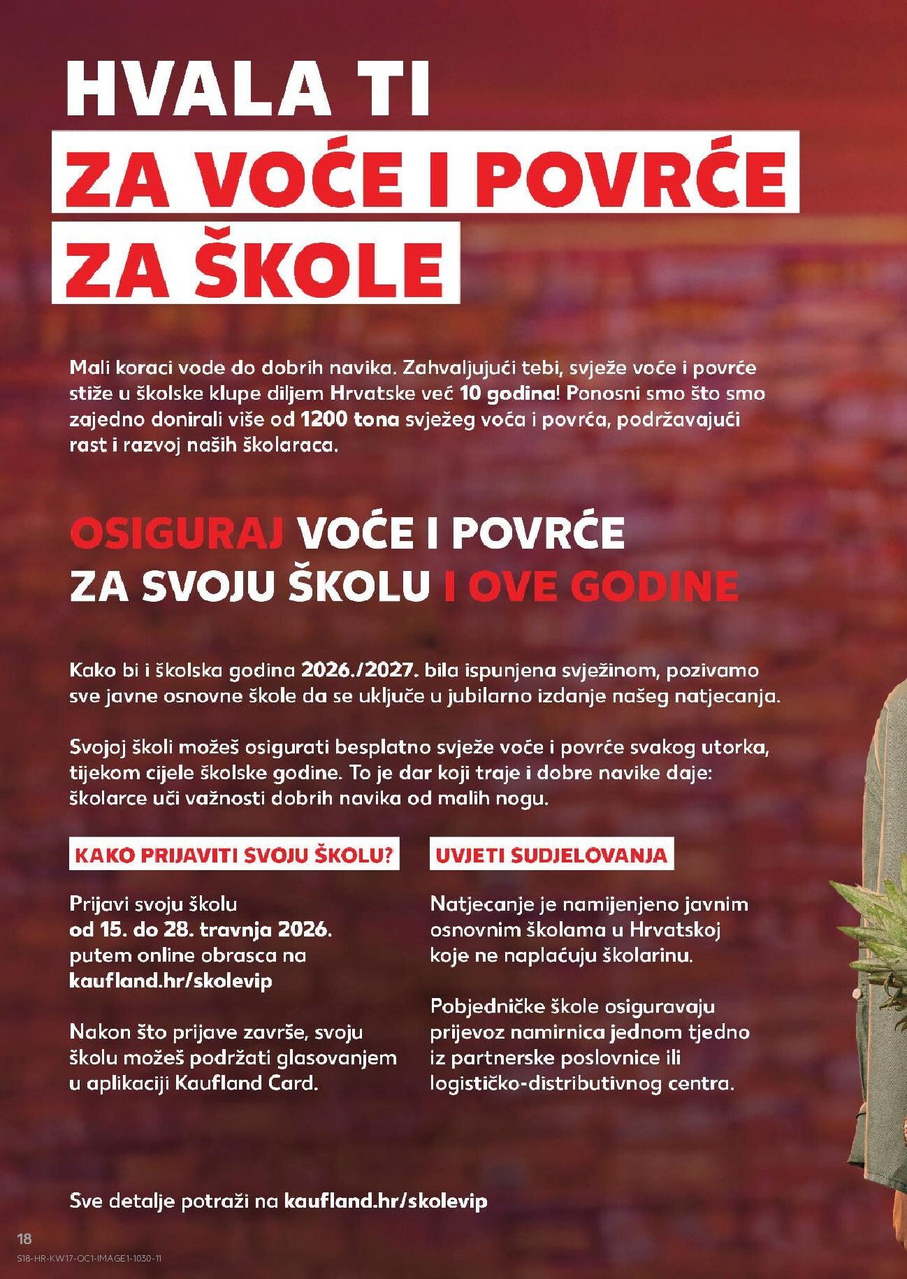 kaufland - Aktualni Kaufland - Želiš još bogatiju ponudu katalog vrijedi od srijede 22.04.2026 do utorka 28.04.2026 - page: 18