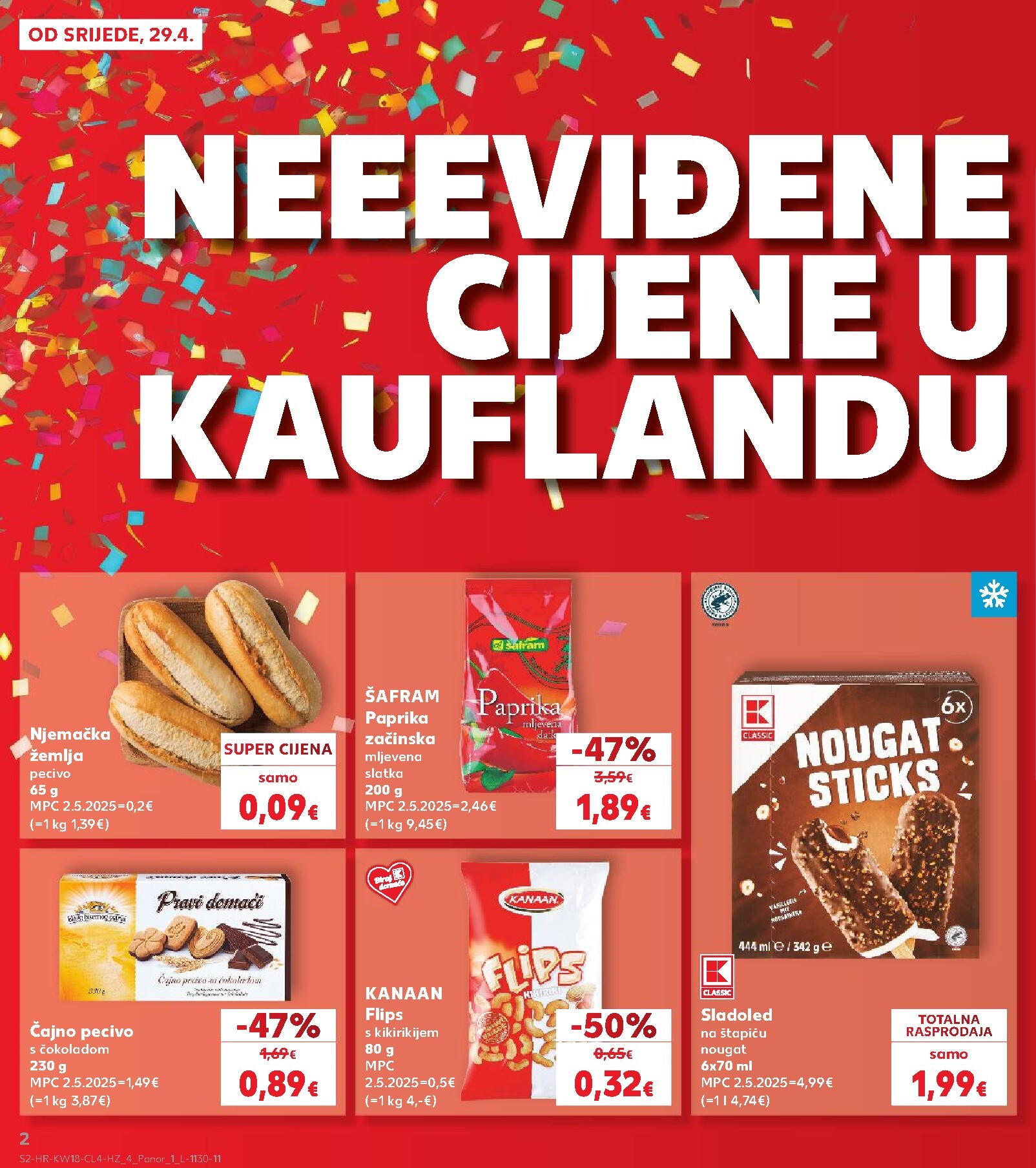 kaufland - Kaufland - Cijene letak za sljedeći tjedan od srijede 29.04.2026 do utorka 05.05.2026 - page: 2