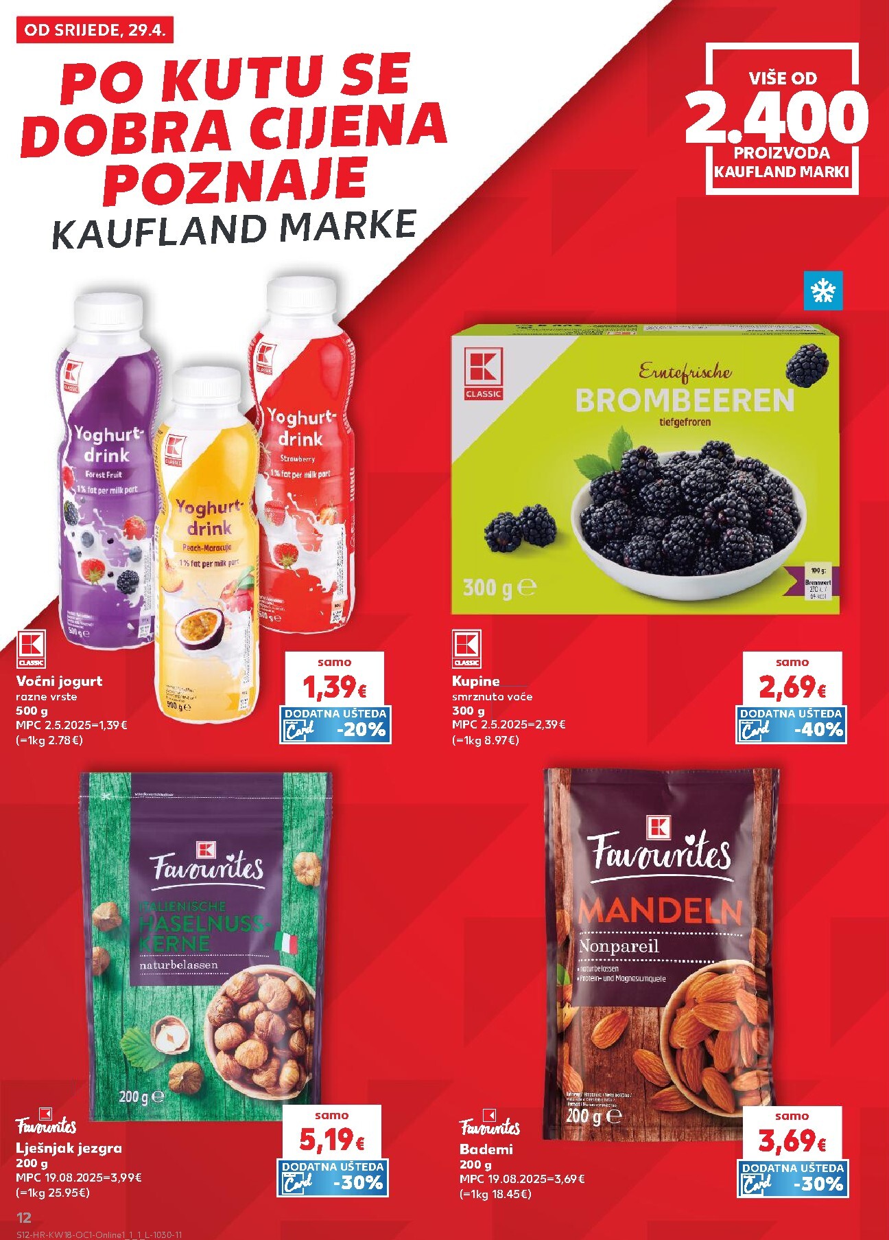 kaufland - Kaufland - Ti si naš broj 1 letak za sljedeći tjedan od srijede 29.04.2026 do utorka 05.05.2026 - page: 12