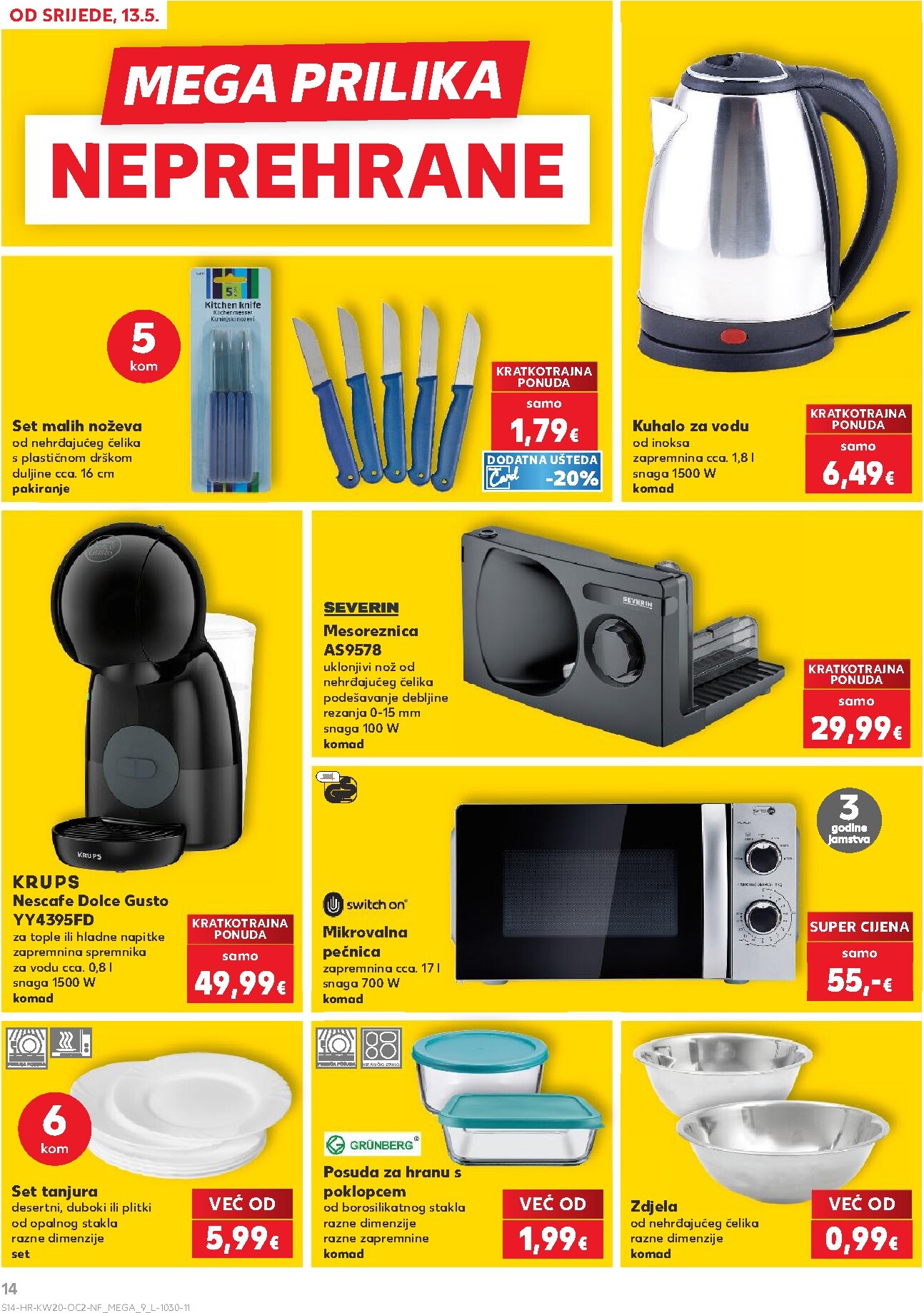 kaufland - Kaufland - Neprehrambenih proizvoda letak za sljedeći tjedan od srijede 13.05.2026 do utorka 19.05.2026 - page: 14