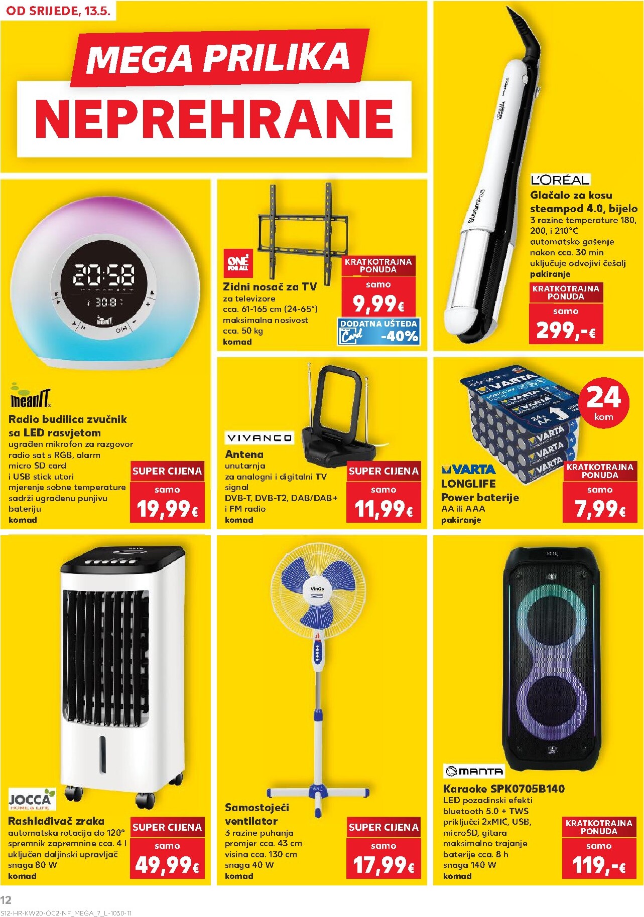 kaufland - Kaufland - Neprehrambenih proizvoda letak za sljedeći tjedan od srijede 13.05.2026 do utorka 19.05.2026 - page: 12