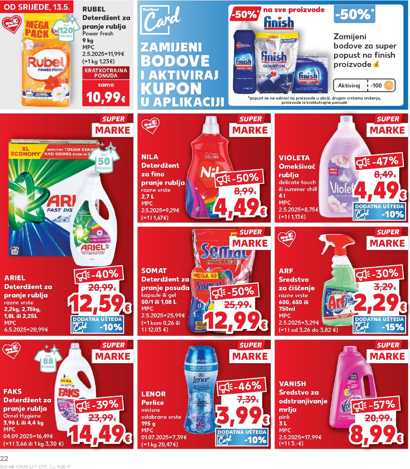 kaufland - Kaufland letak za sljedeći tjedan od srijede 13.05.2026 do utorka 19.05.2026 - page: 22