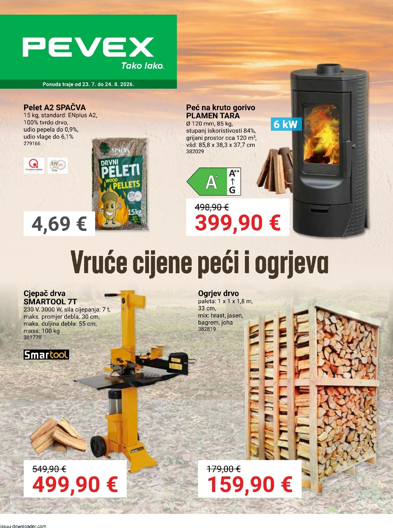 pevex - Aktualni katalog Pevex od četvrtka, 23.07.2026 do ponedjeljka, 24.08.2026 - page: 1