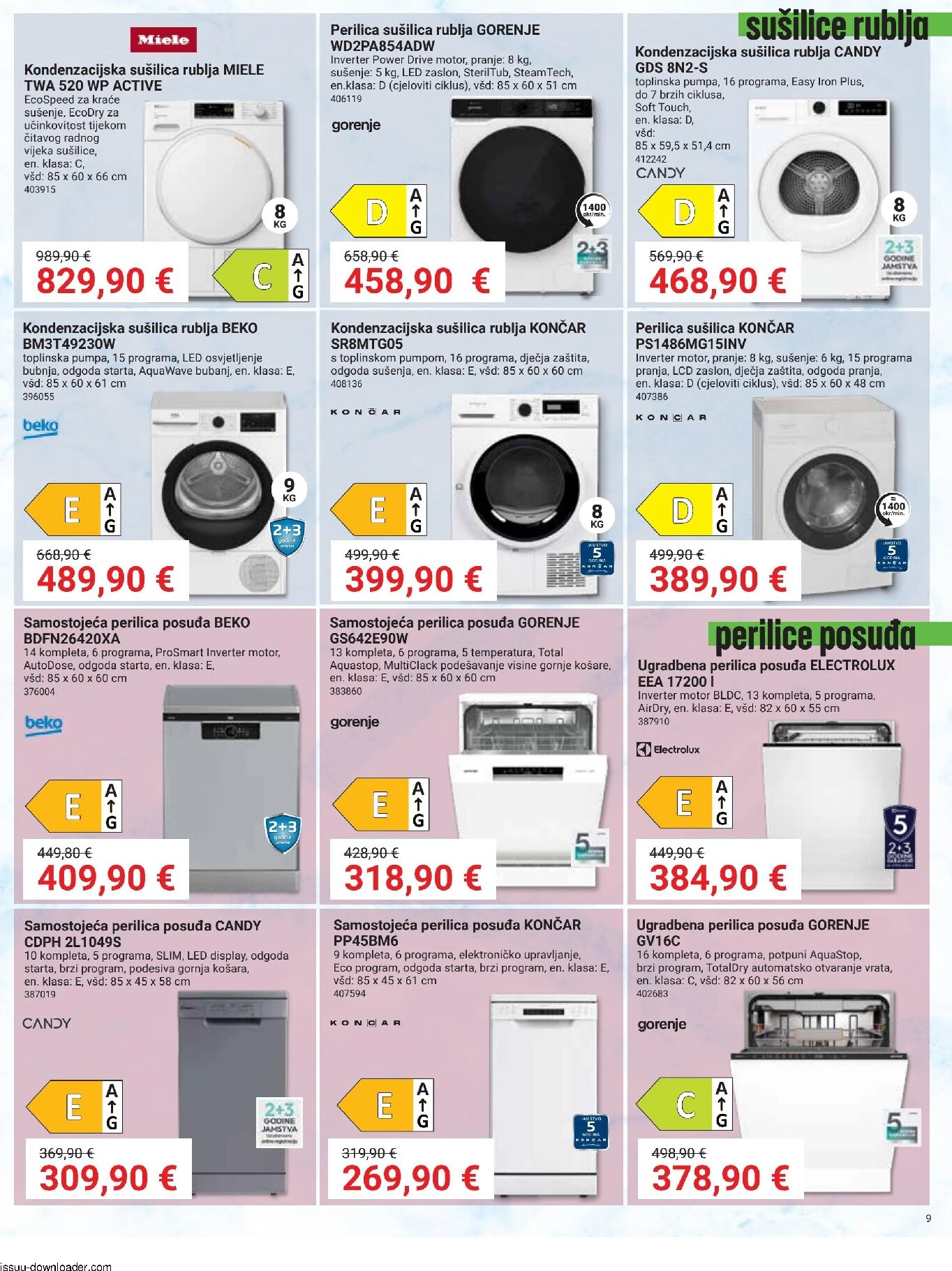 pevex - Aktualni katalog Pevex od četvrtka, 27.08.2026 do ponedjeljka, 21.09.2026 - page: 9