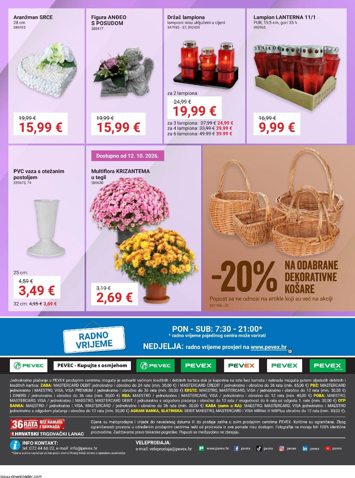 pevex - Aktualni katalog Pevex od četvrtka, 24.09.2026 do utorka, 20.10.2026 - page: 40