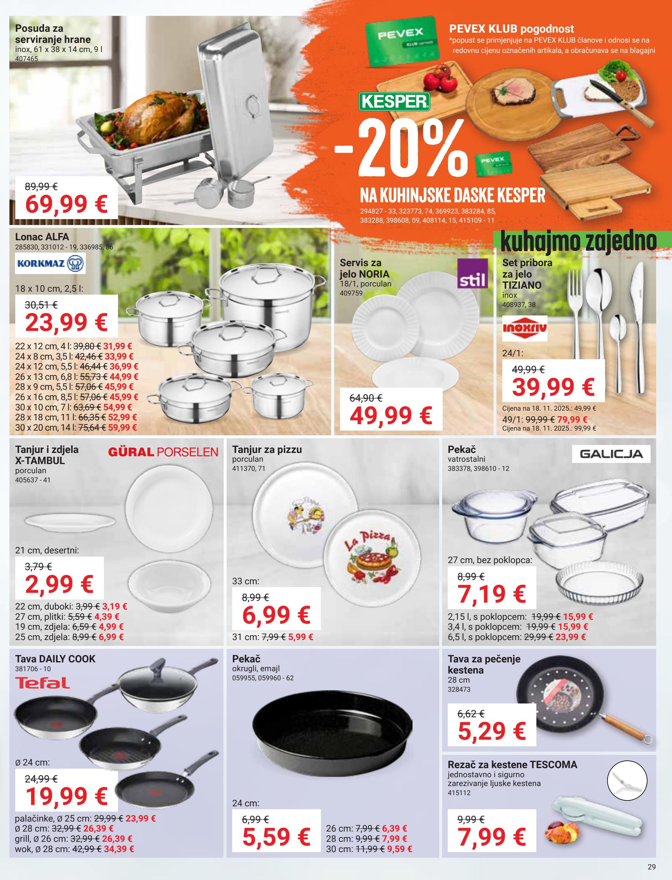 pevex - Aktualni katalog Pevex od četvrtka, 22.10.2026 do utorka, 17.11.2026 - page: 29