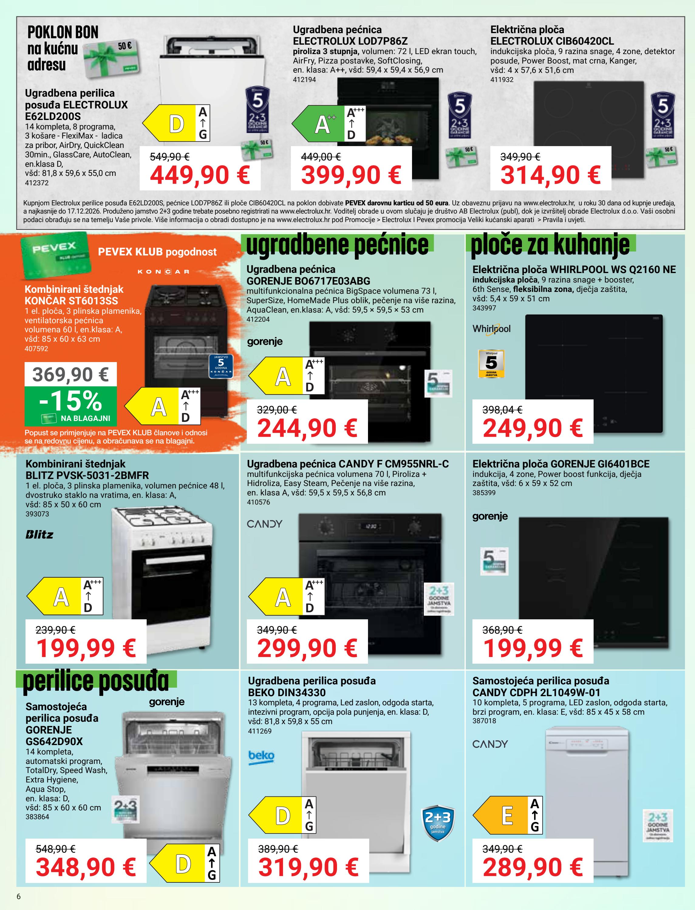pevex - Aktualni katalog Pevex od četvrtka, 22.10.2026 do utorka, 17.11.2026 - page: 6