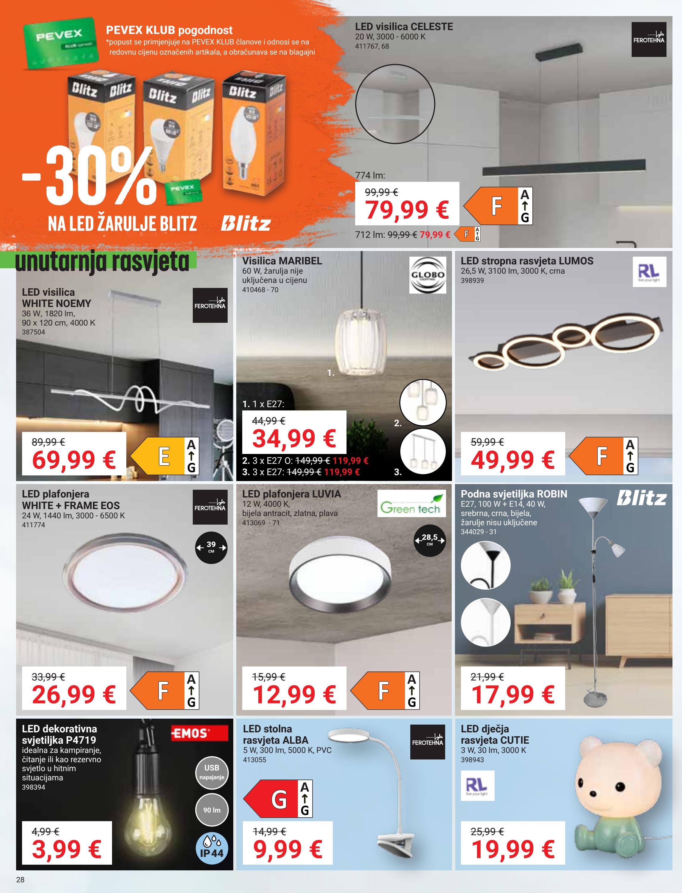 pevex - Aktualni katalog Pevex od četvrtka, 22.10.2026 do utorka, 17.11.2026 - page: 28