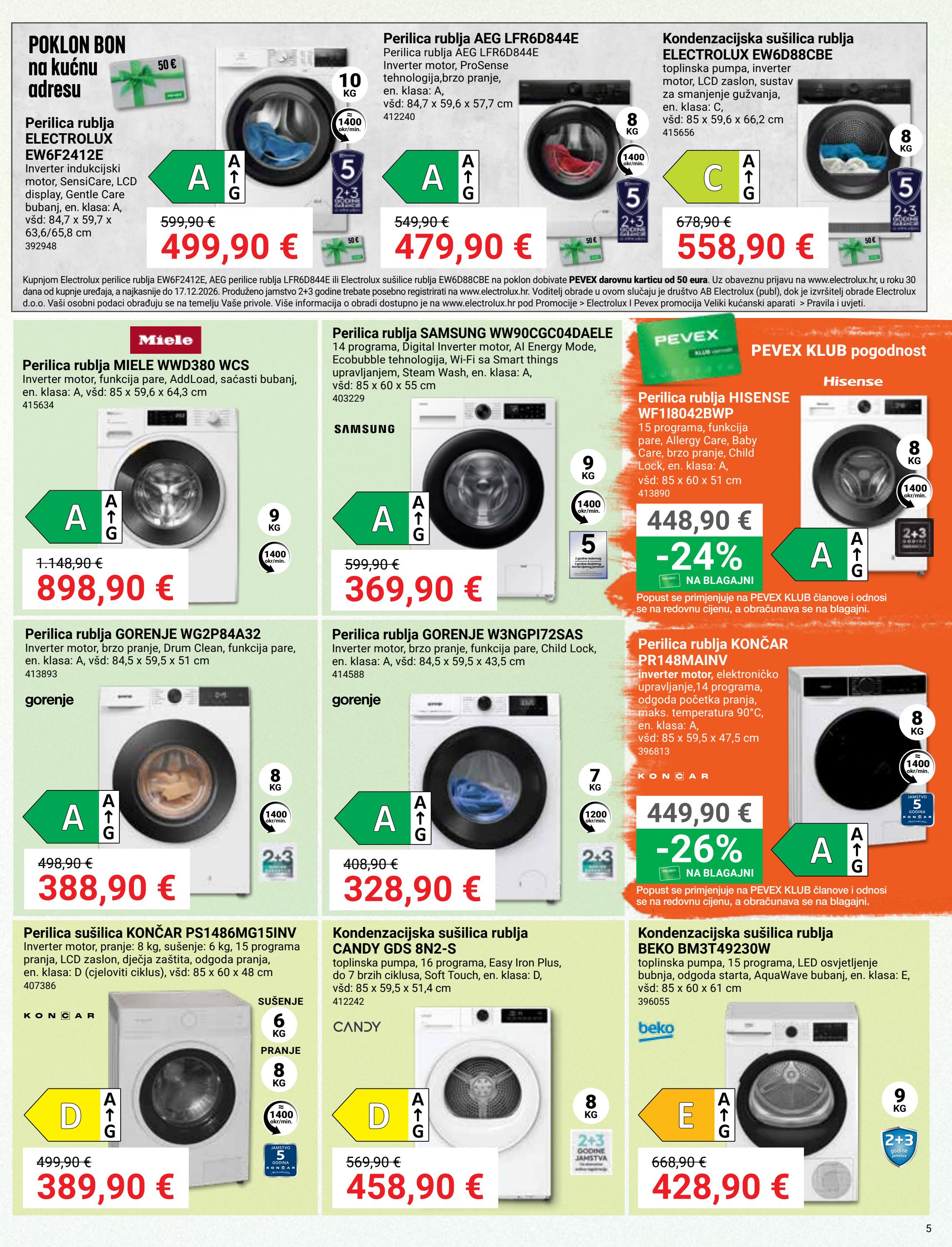 pevex - Aktualni katalog Pevex od četvrtka, 22.10.2026 do utorka, 17.11.2026 - page: 5