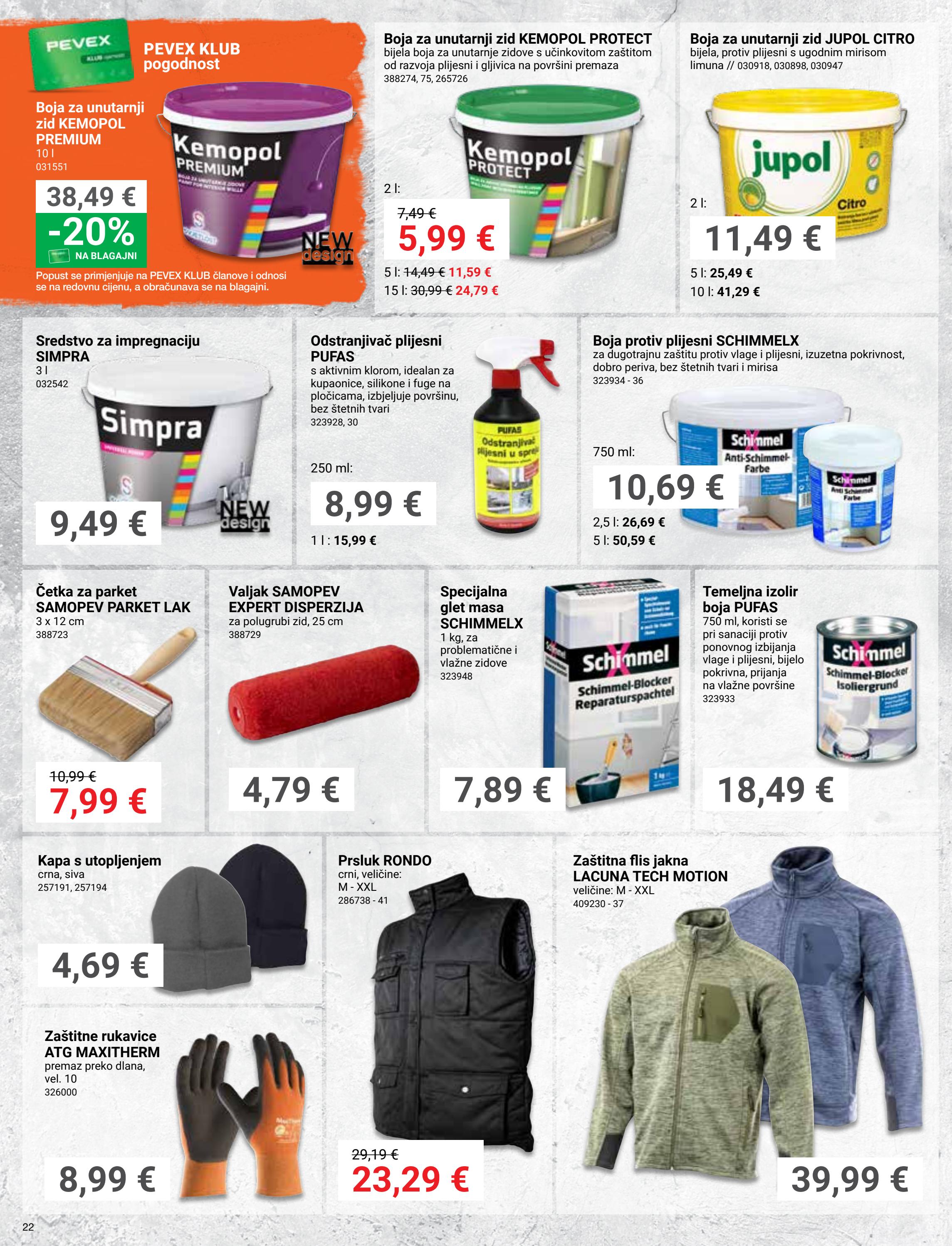 pevex - Aktualni katalog Pevex od četvrtka, 22.10.2026 do utorka, 17.11.2026 - page: 22