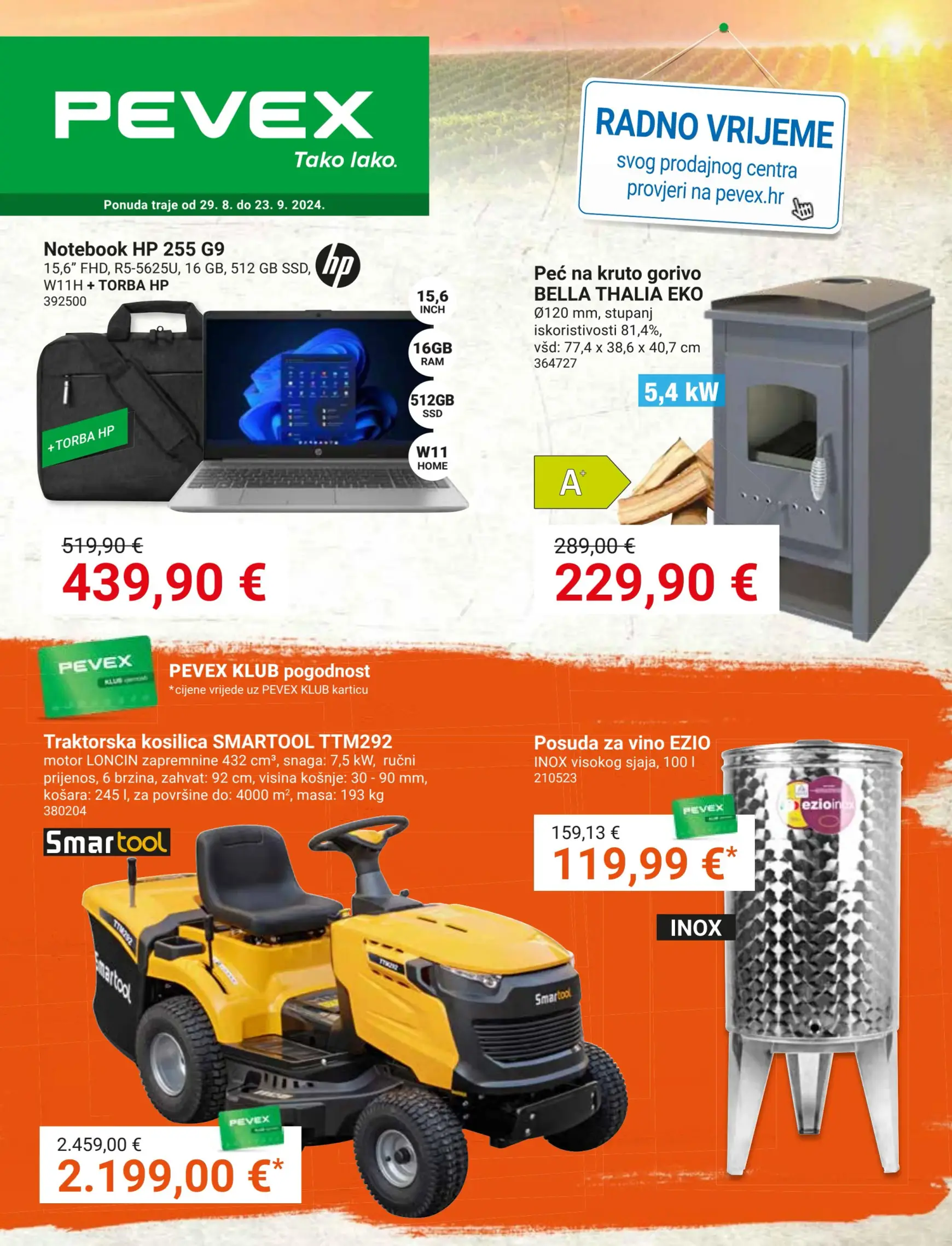 pevex - Novi katalog Pevex 29.08. - 23.09.