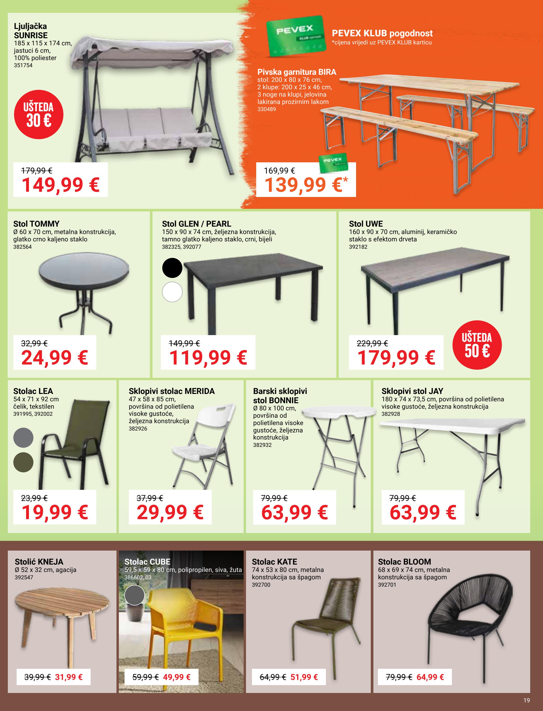pevex - Pevex katalog vrijedi od 03.04. do 28.04. - page: 19 pevex - Pevex katalog vrijedi od 03.04. do 28.04. - page: 19