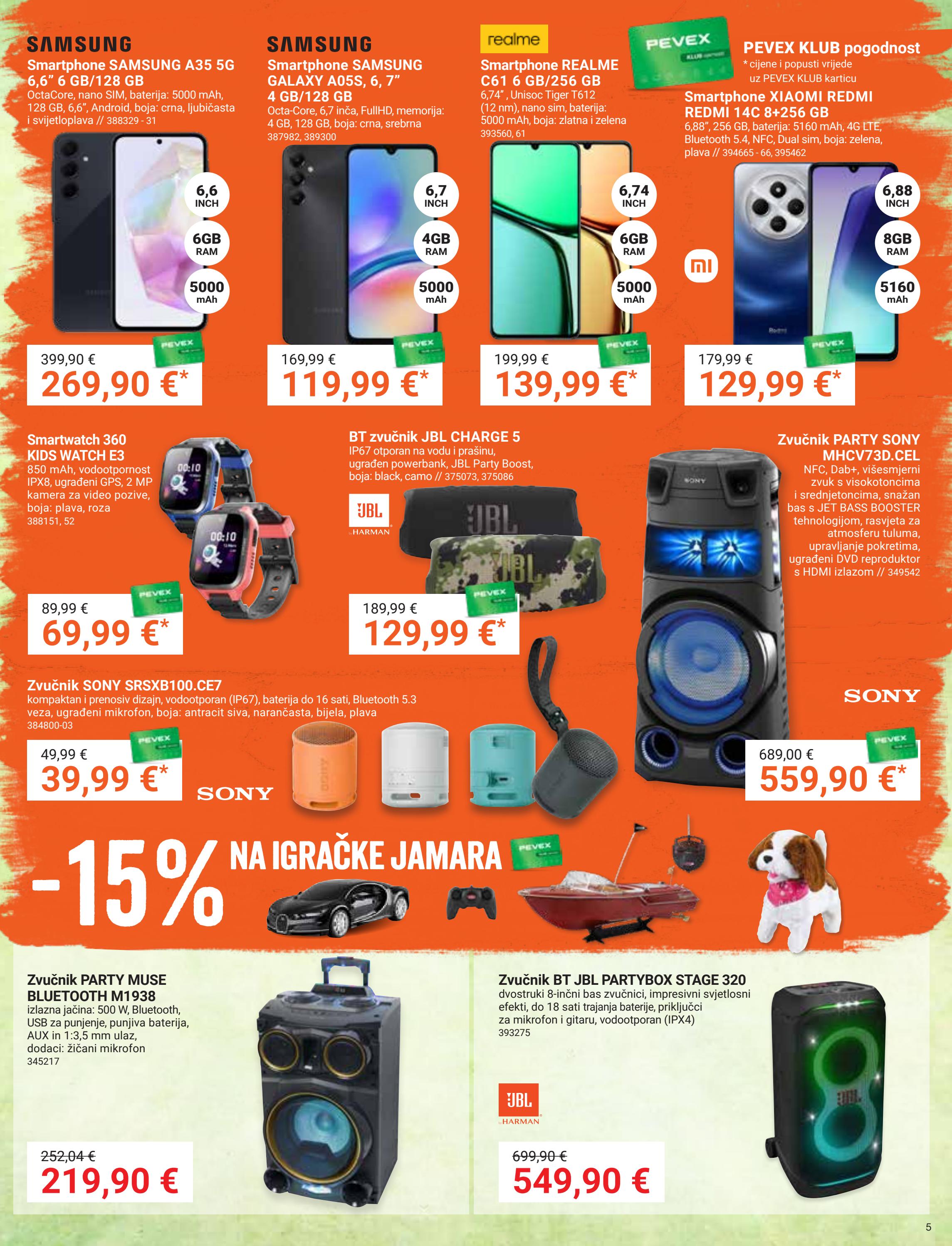 pevex - Pevex katalog vrijedi od 03.04. do 28.04. - page: 5 pevex - Pevex katalog vrijedi od 03.04. do 28.04. - page: 5